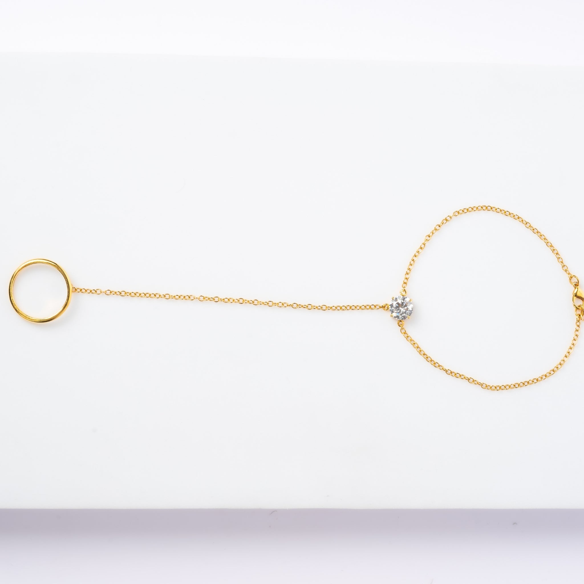 Yellow Gold Vermeil Hand Chain