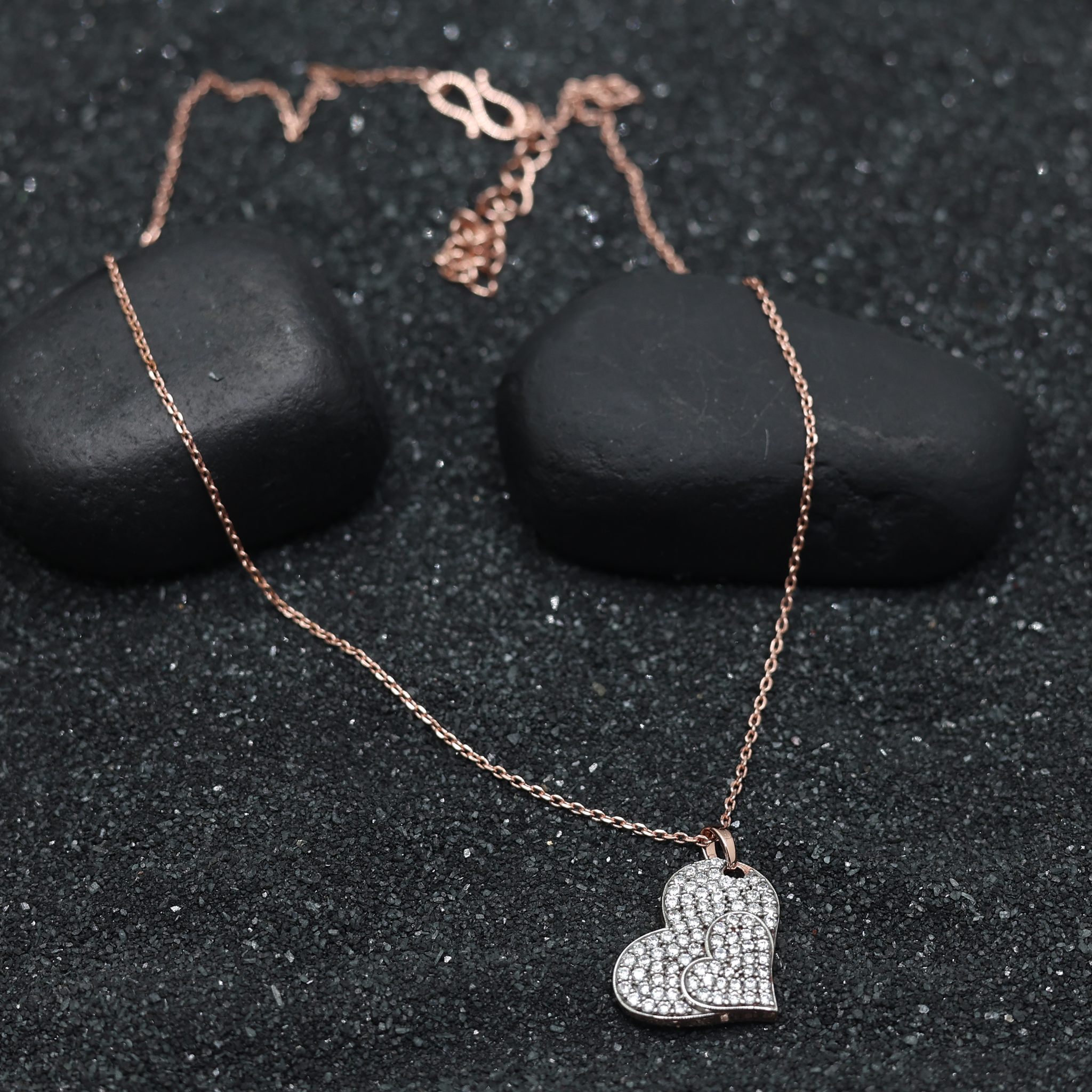 Embrace Dual Heart Pendant