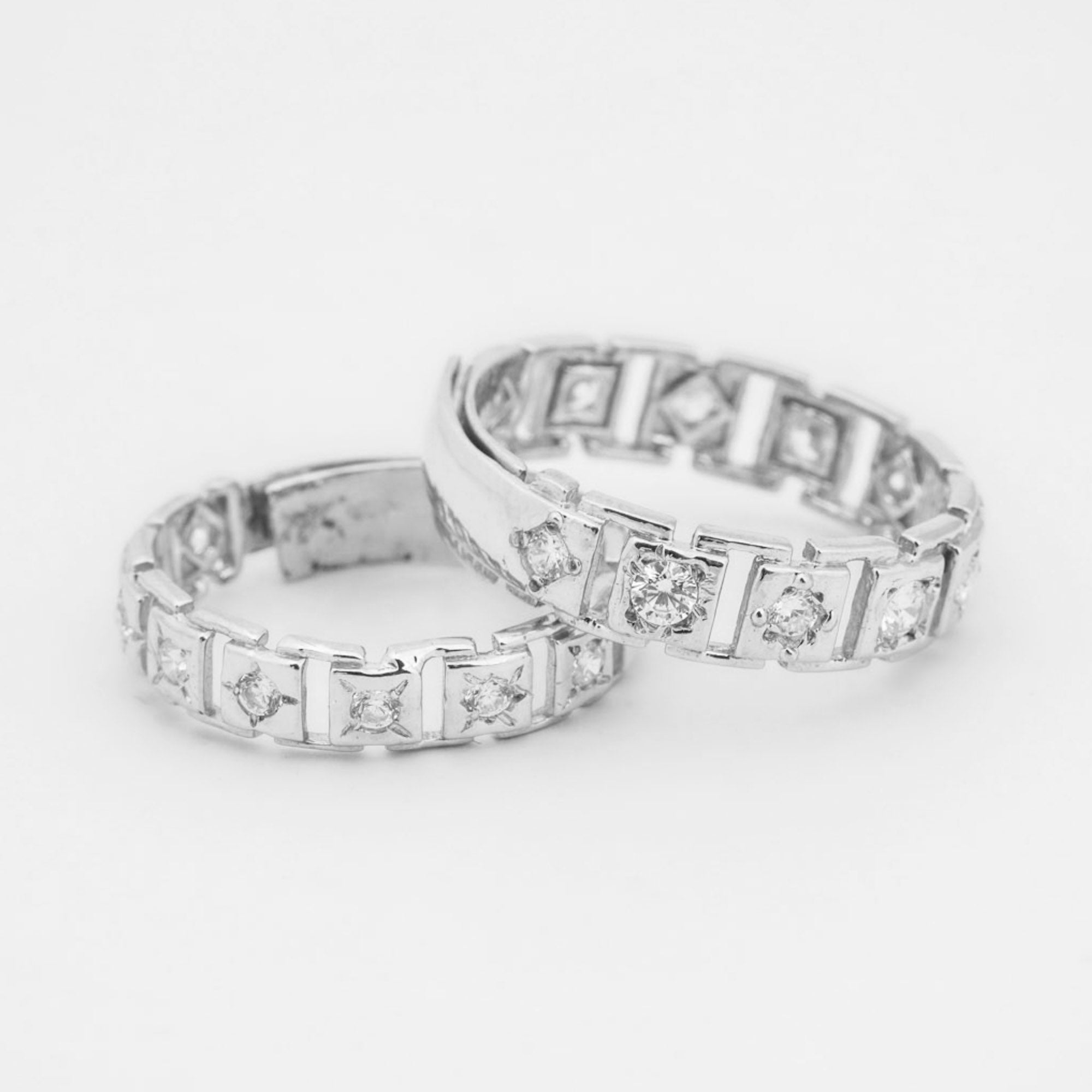 Matching Silver Couple Band