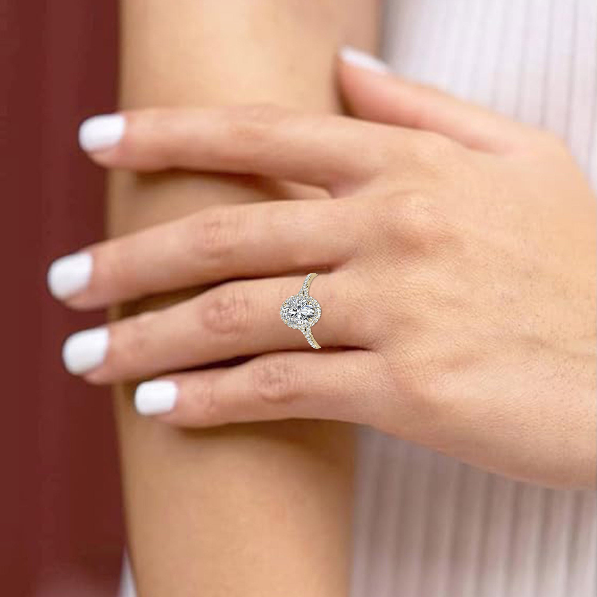 Silver double sparkle ring