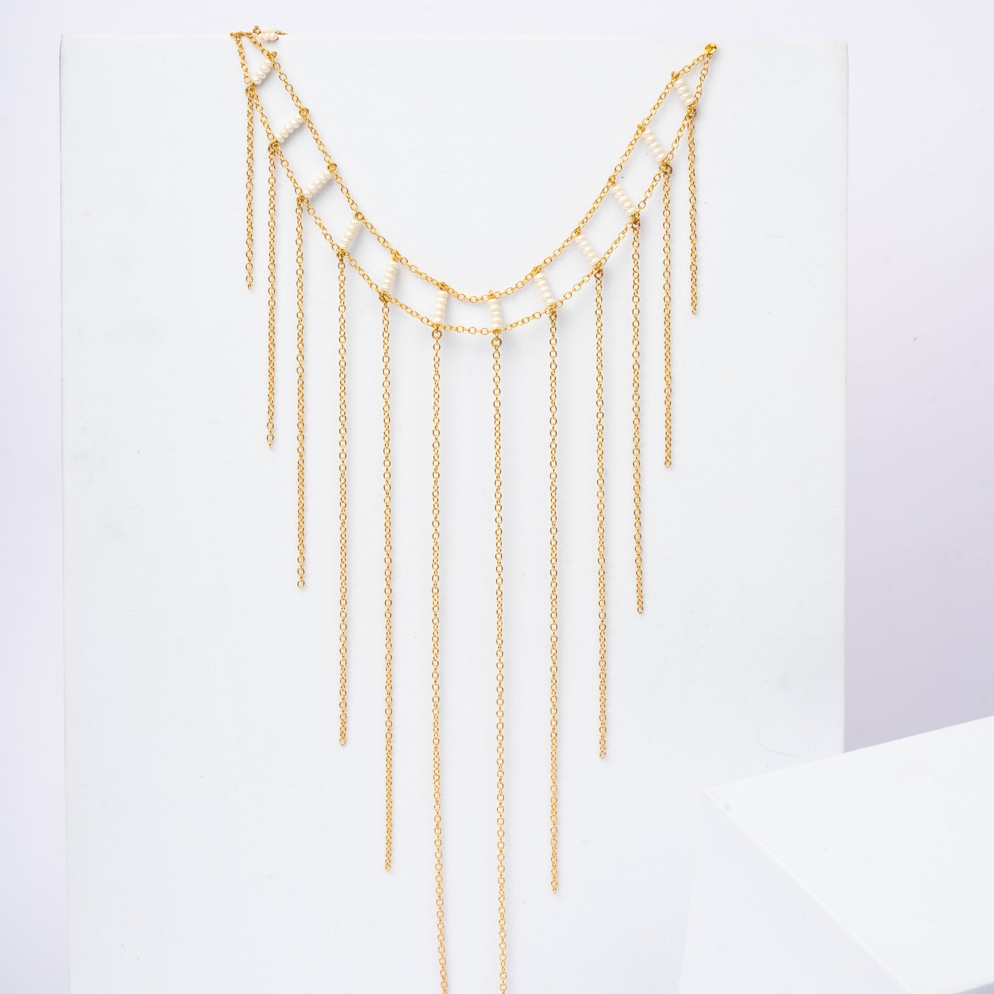 Elegant Waterfall Choker Necklace