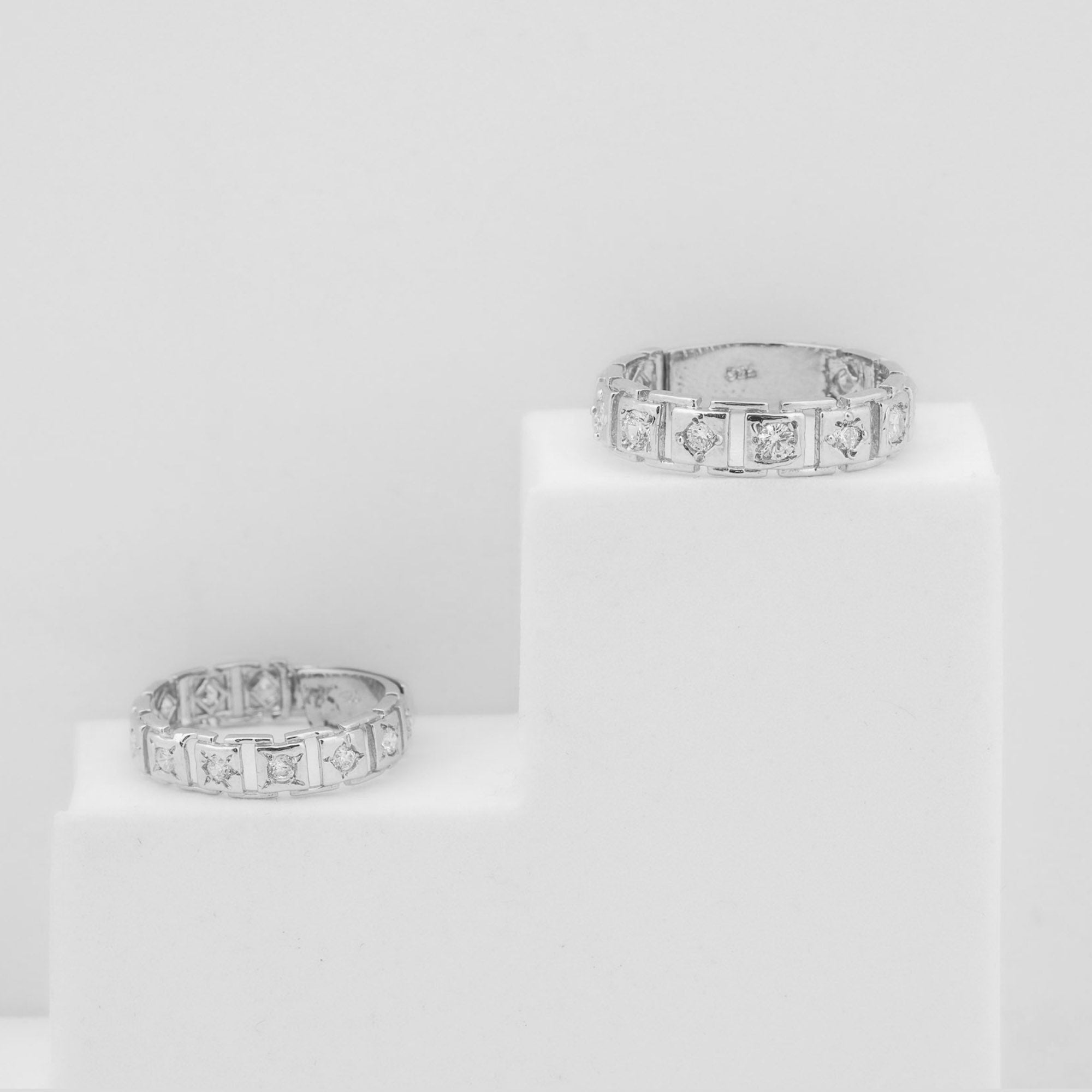 Matching Silver Couple Band