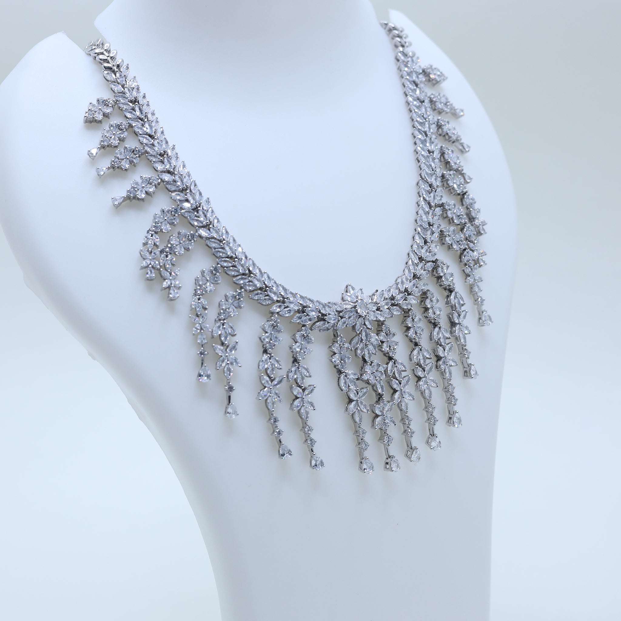American Diamond Statement Necklace
