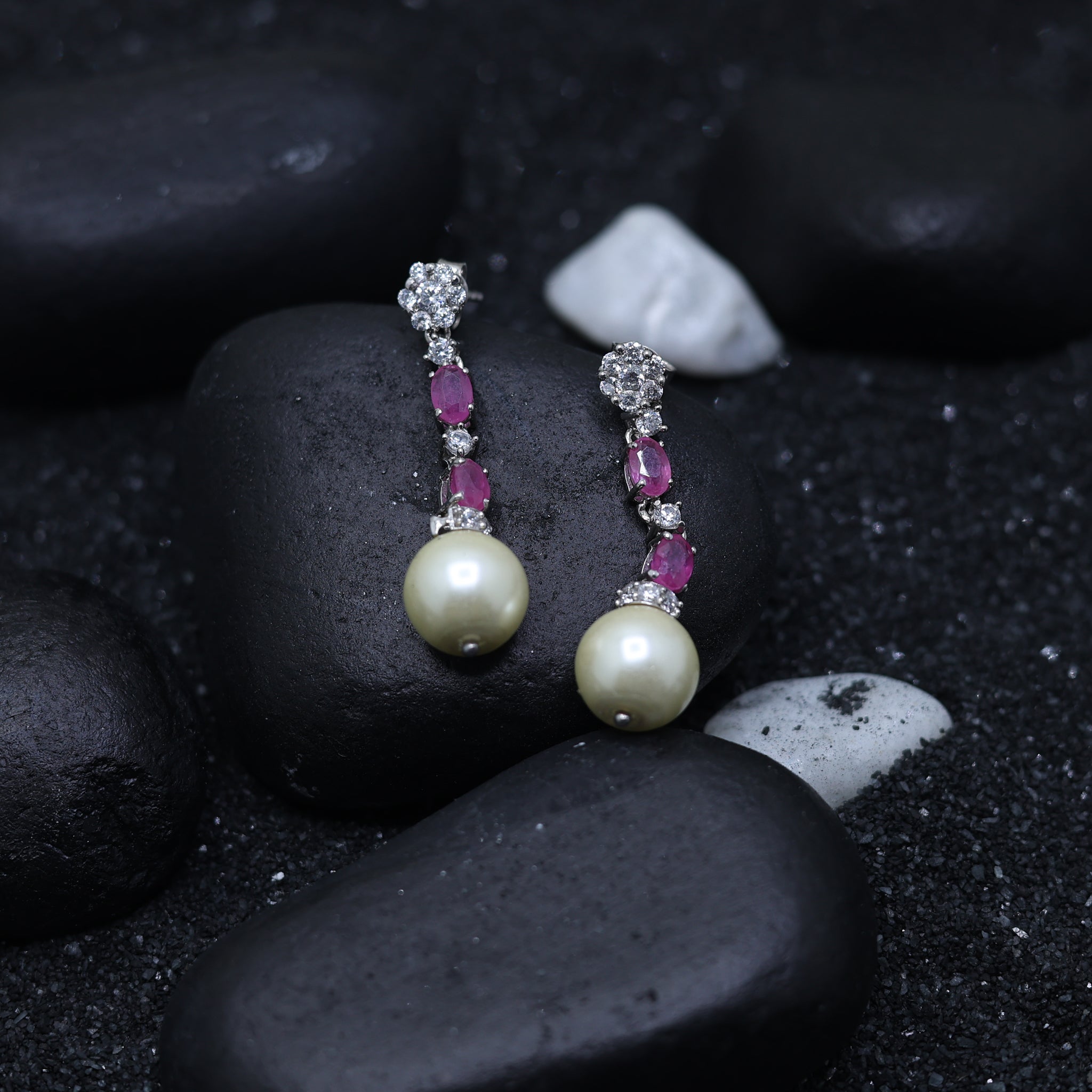 Princess Jodhaa Silver Dangler