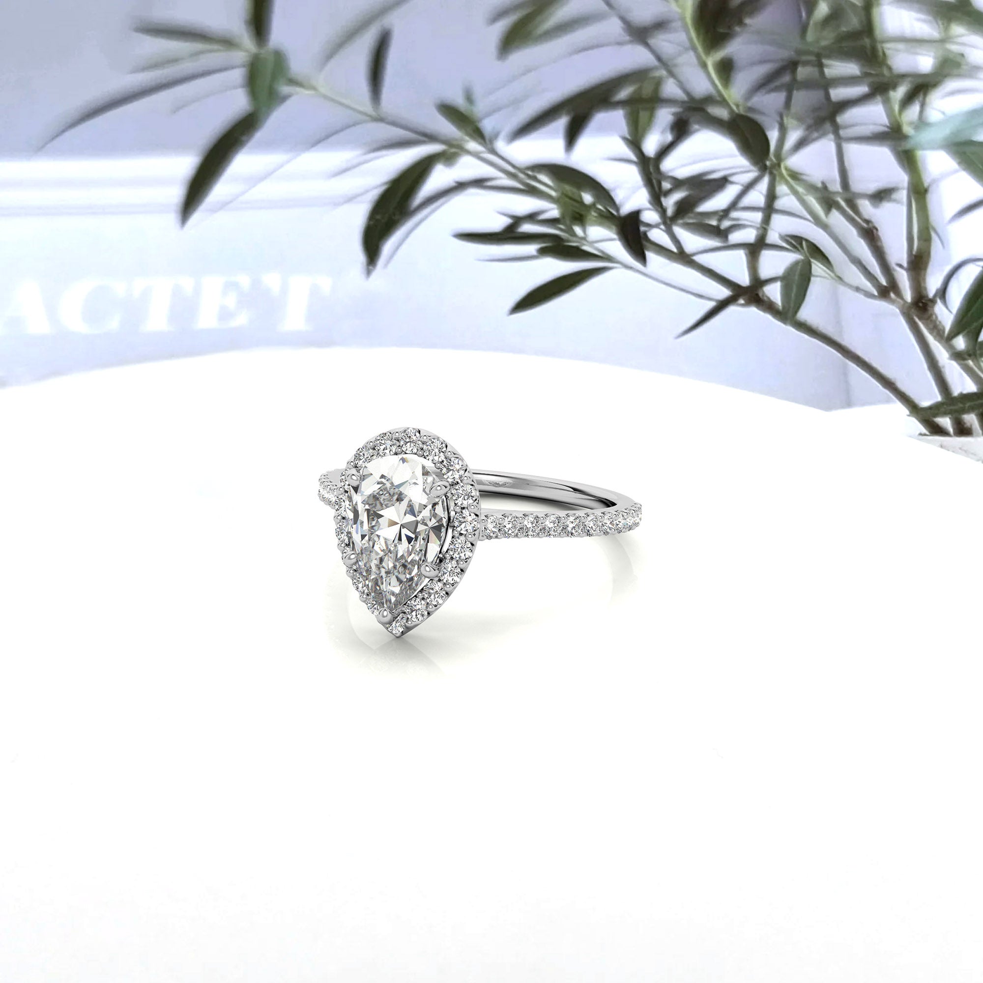 Silver Charming Bridal Ring