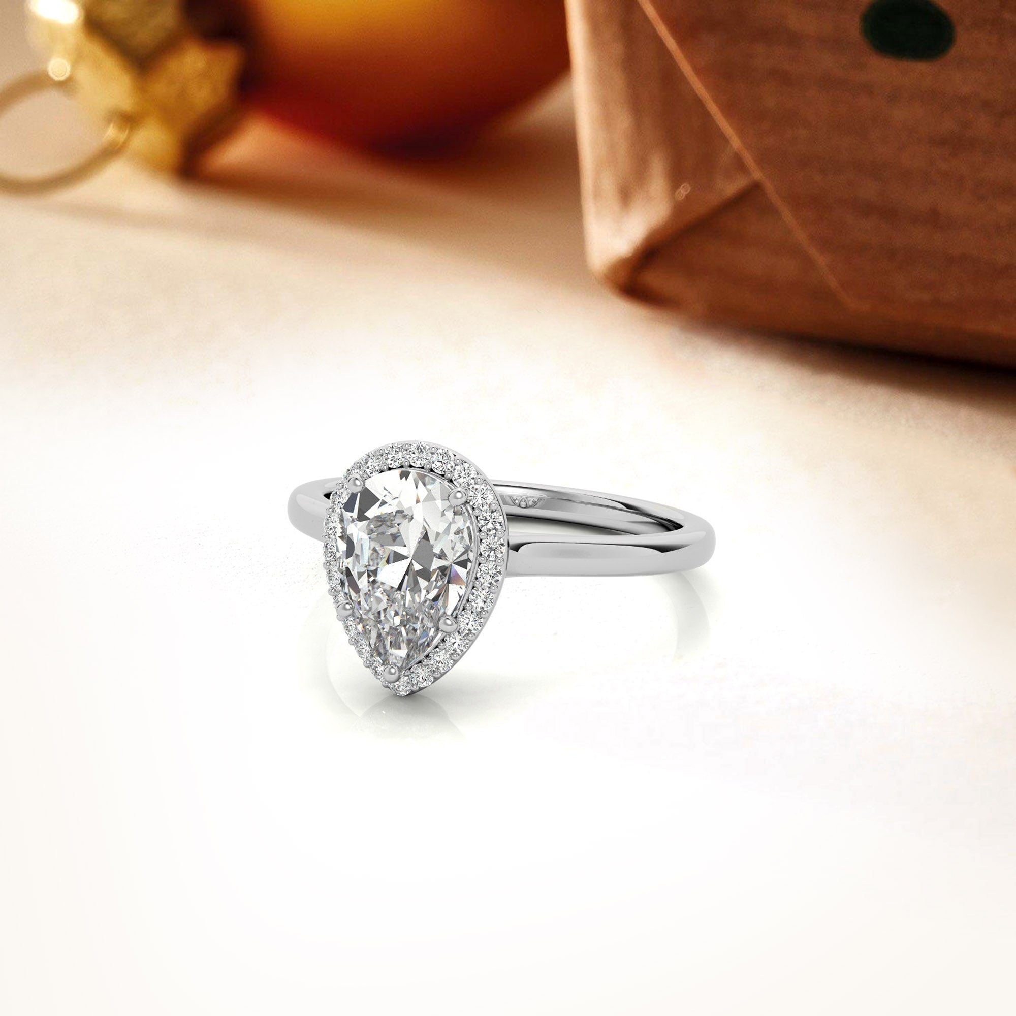 Silver Lunar Beam Ring