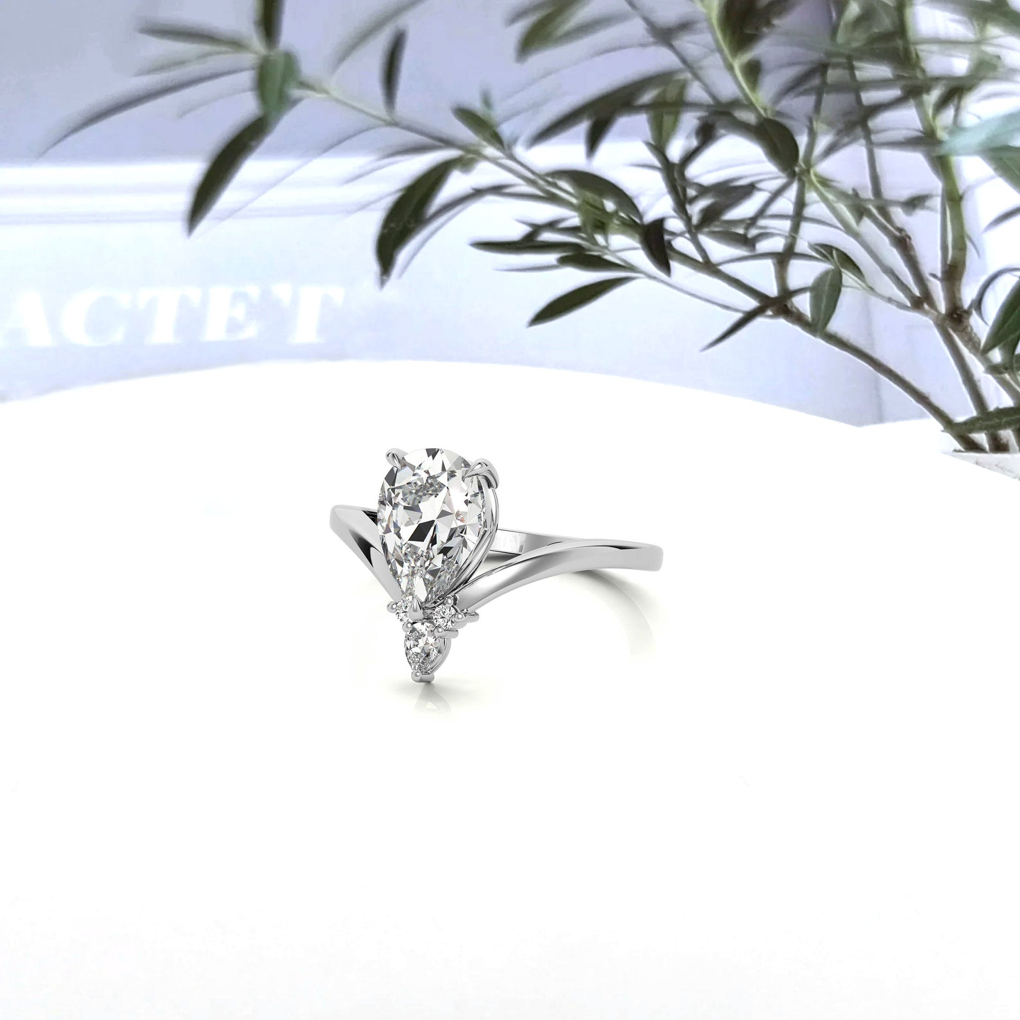 Silver Starlight Desire Ring