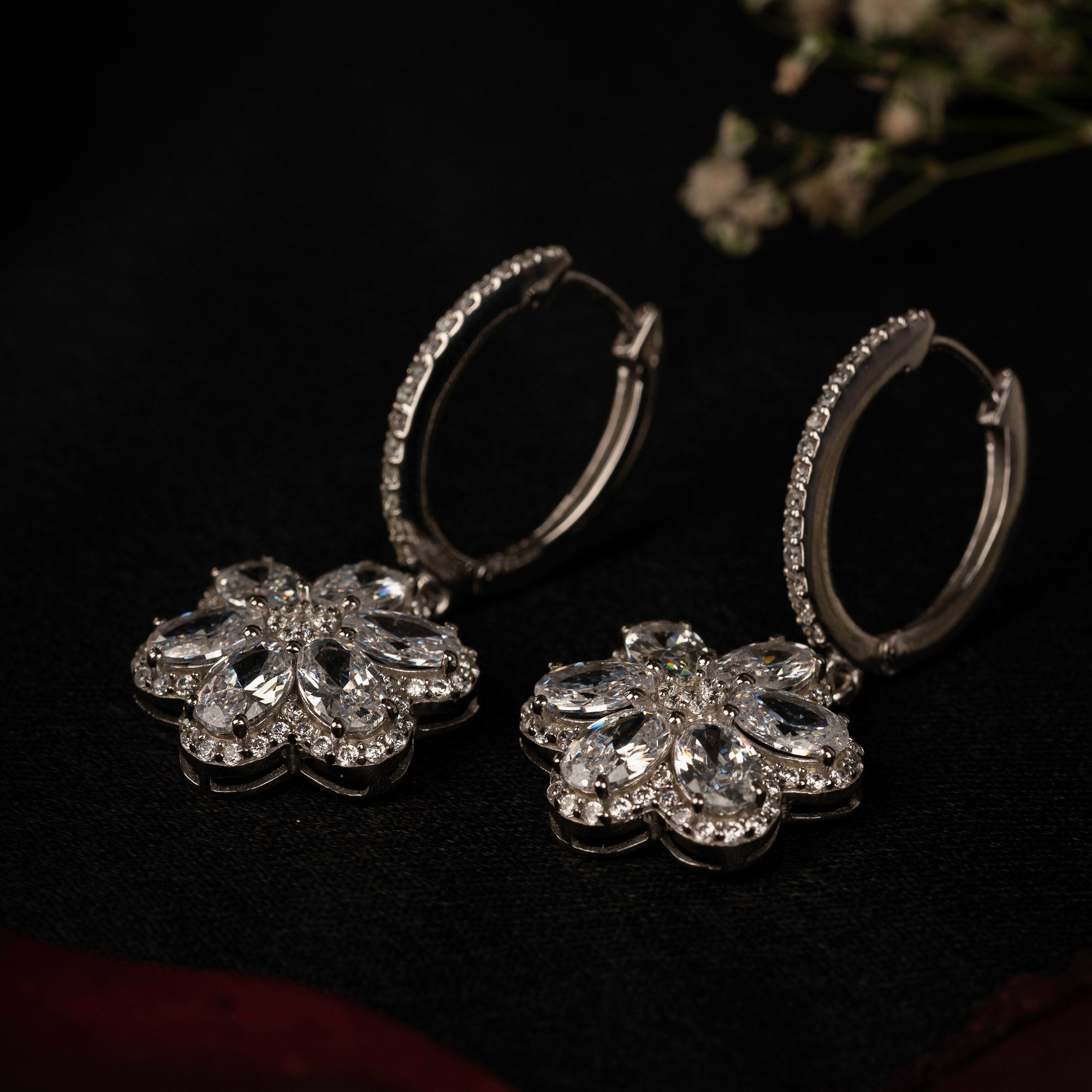 Crystal Bloom Earrings