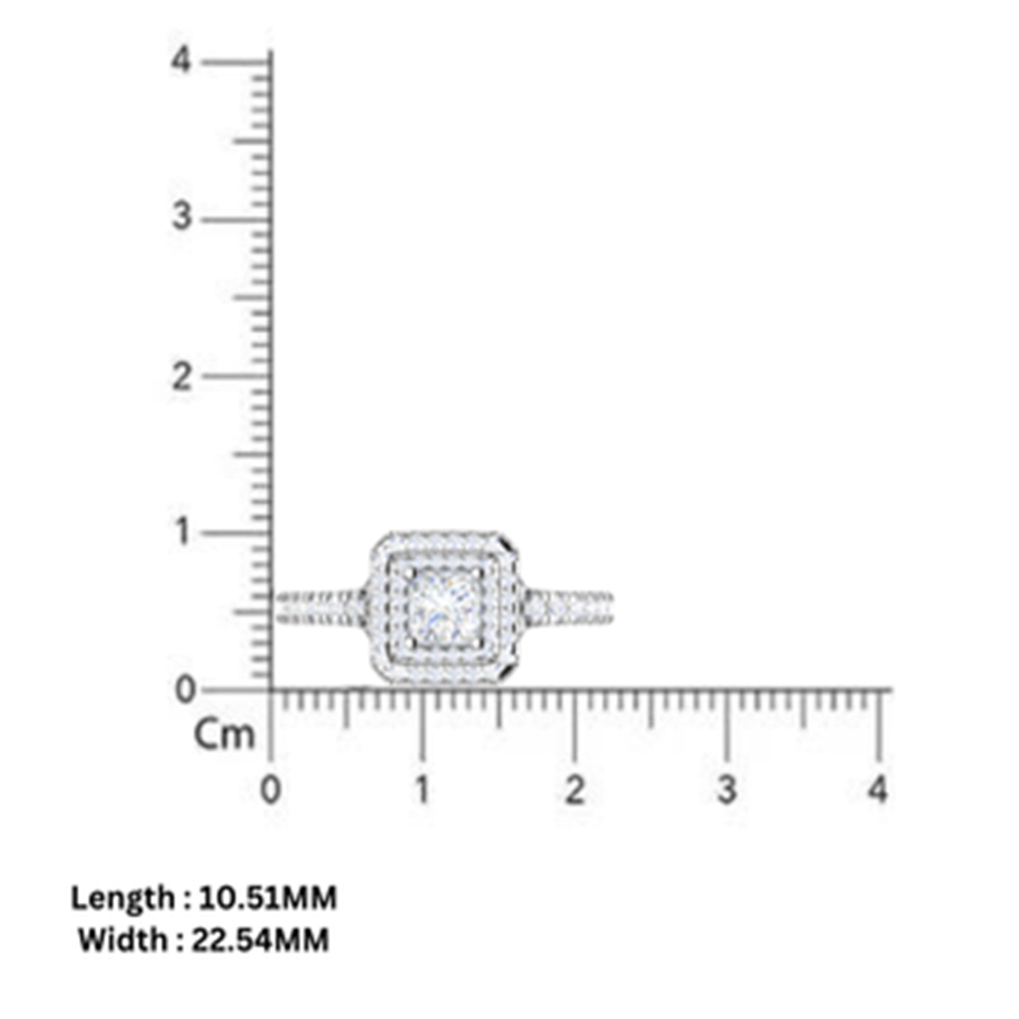 Sterling Silver Solitaire Engagement Ring