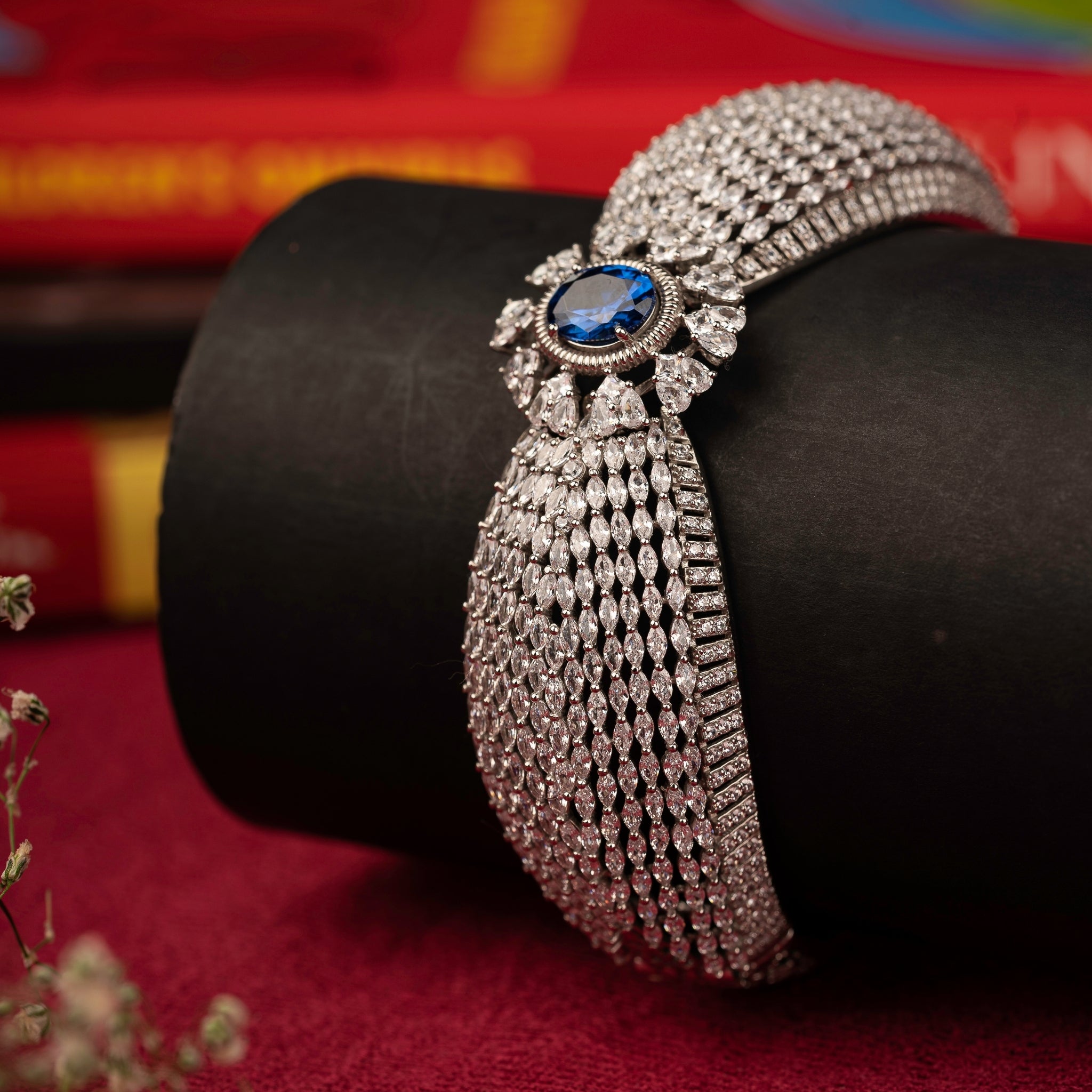 Luxurious Blue Sapphire Bracelet