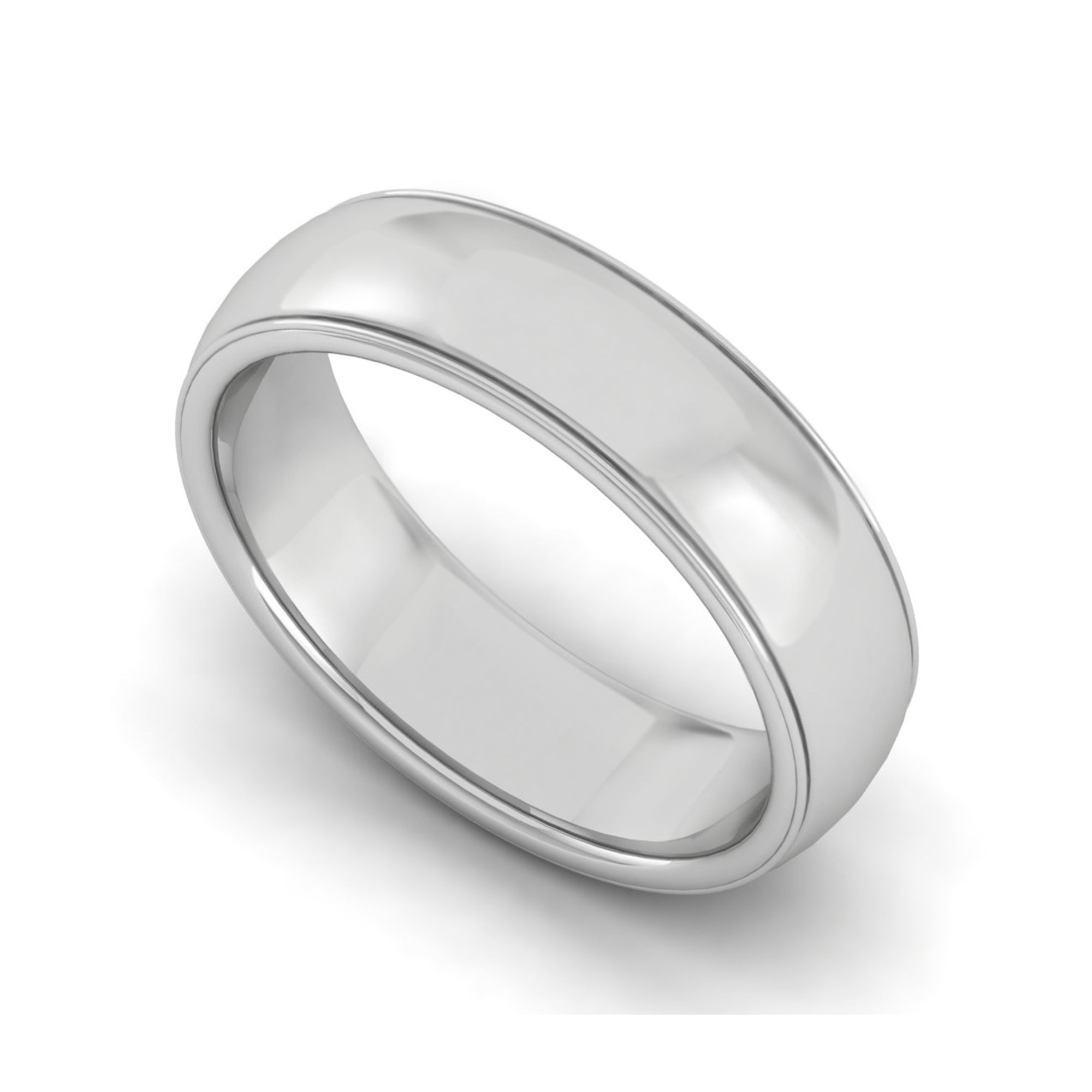 Unisex Sterling Silver Band