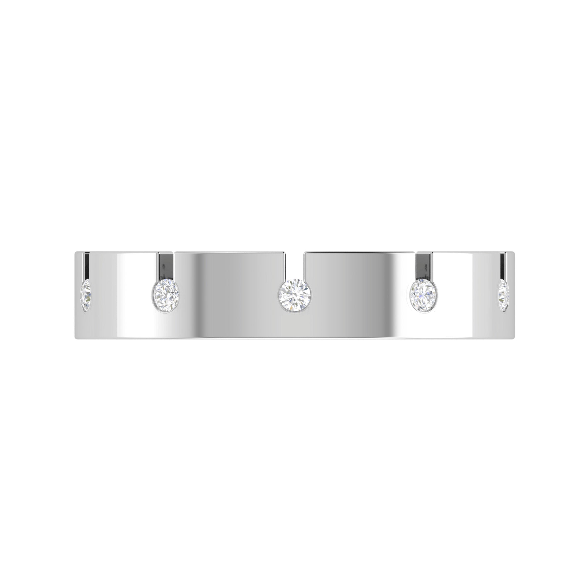 Adjustable Sterling Silver Couple Band