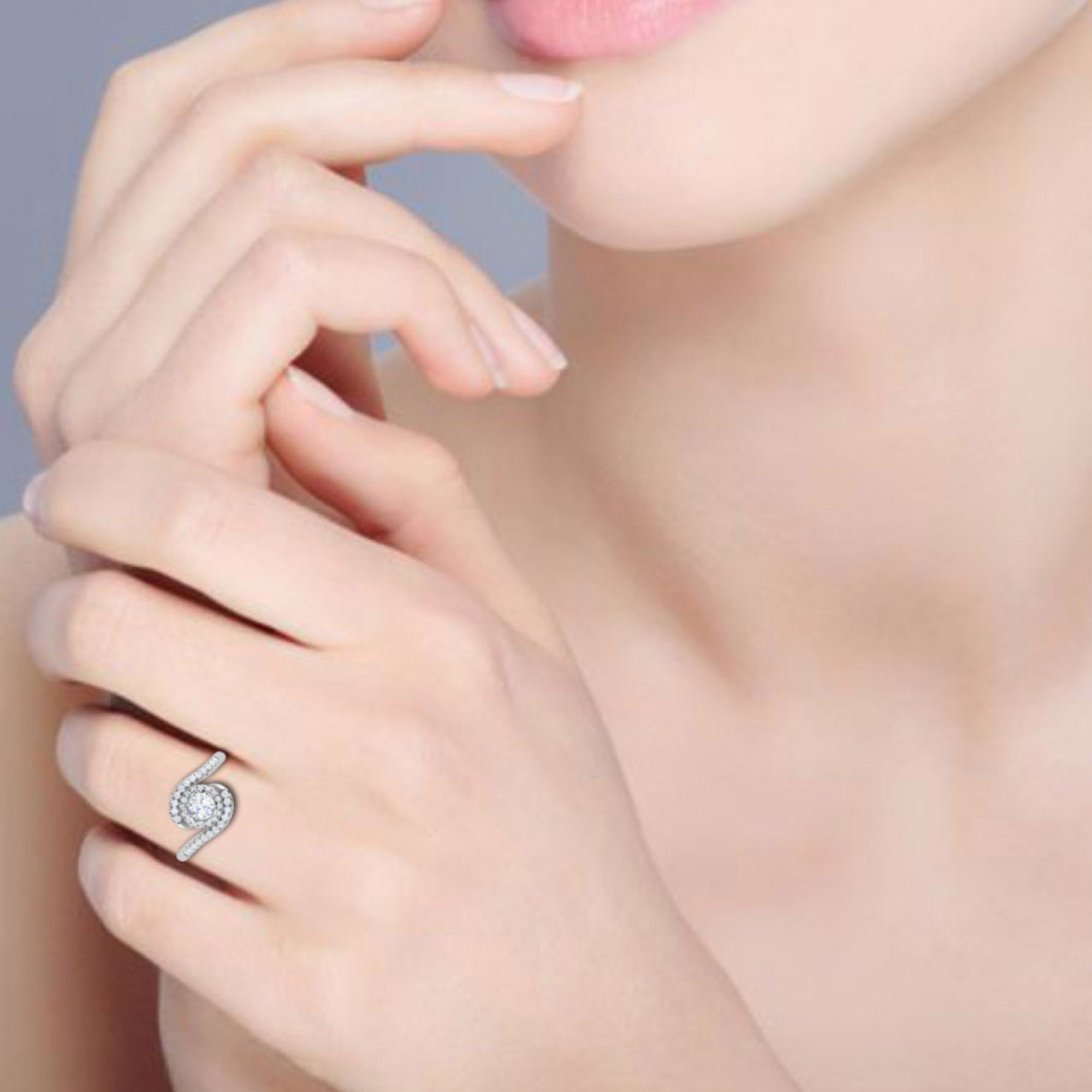 Sterling Silver Bypass Ring