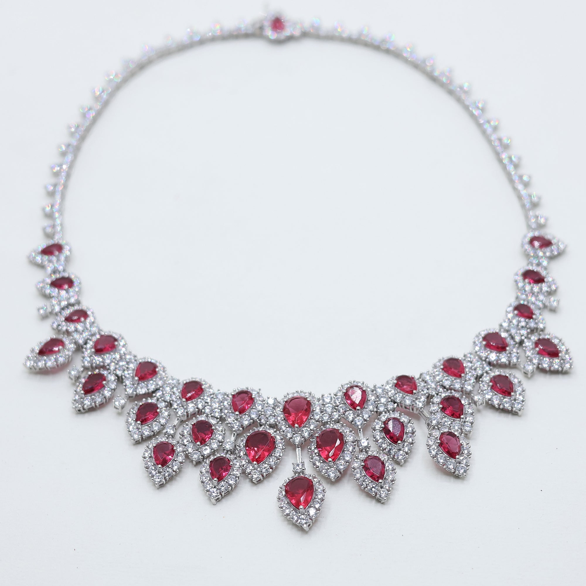 Royal Ruby and Diamond Necklace