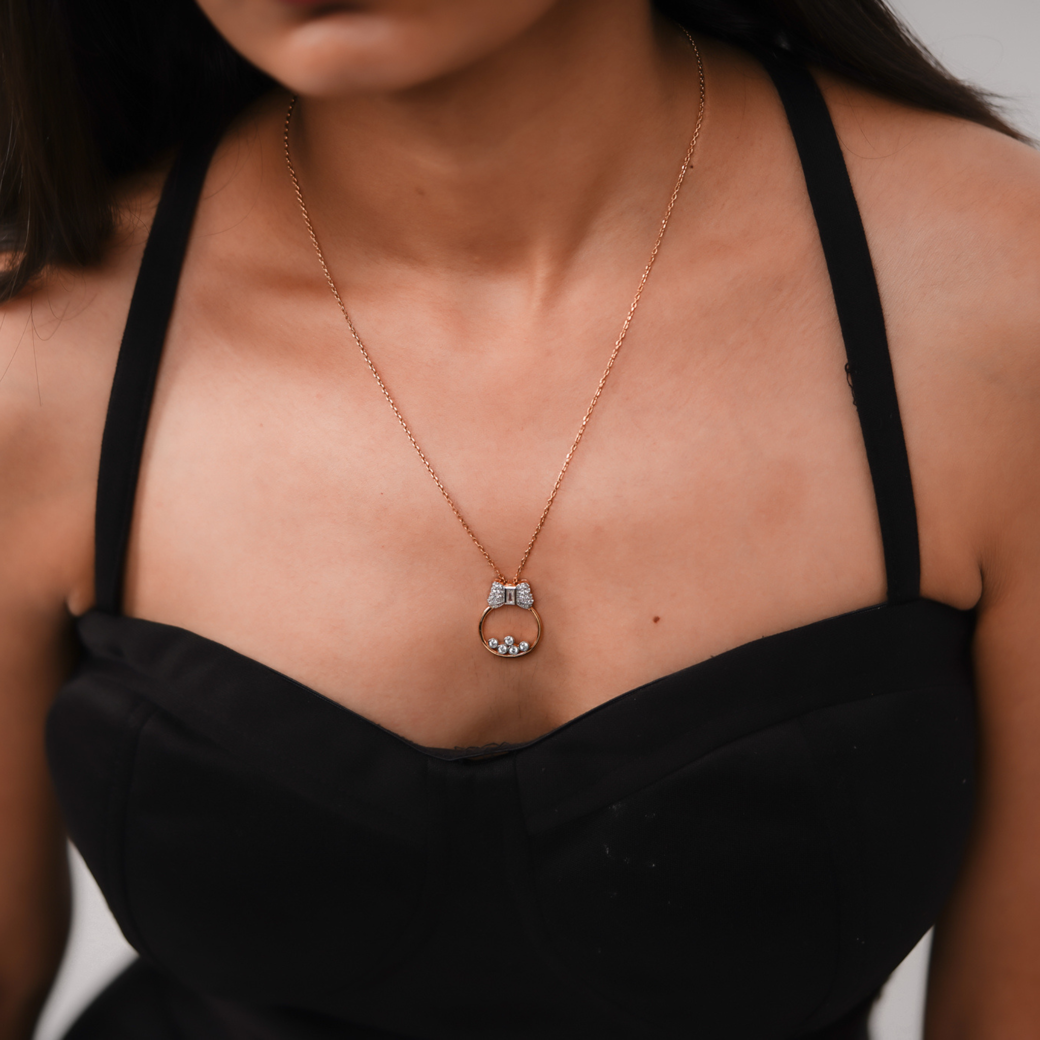 Elegant Baguette Cut Necklace