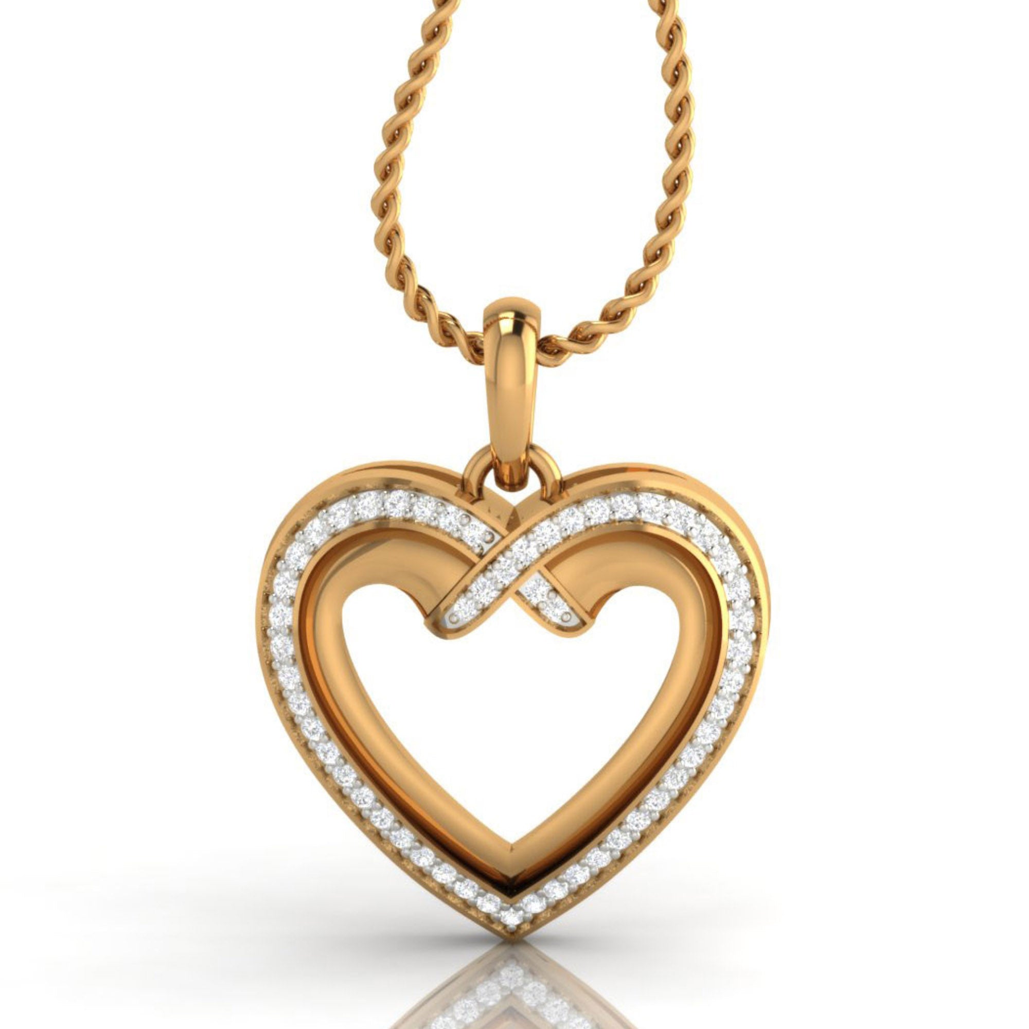 Yellow Gold Heart Pendant