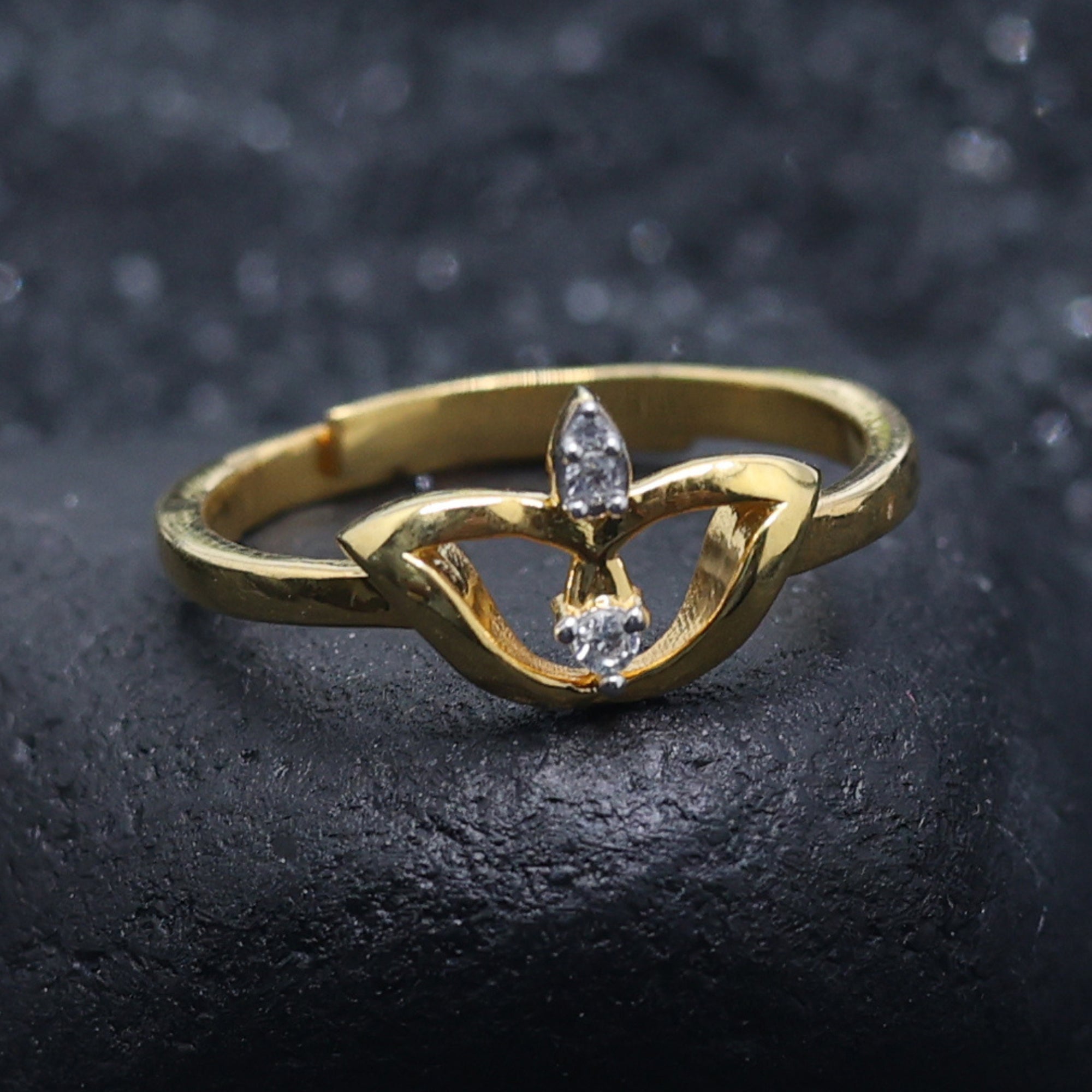 Minimalist Lotus Flower Ring