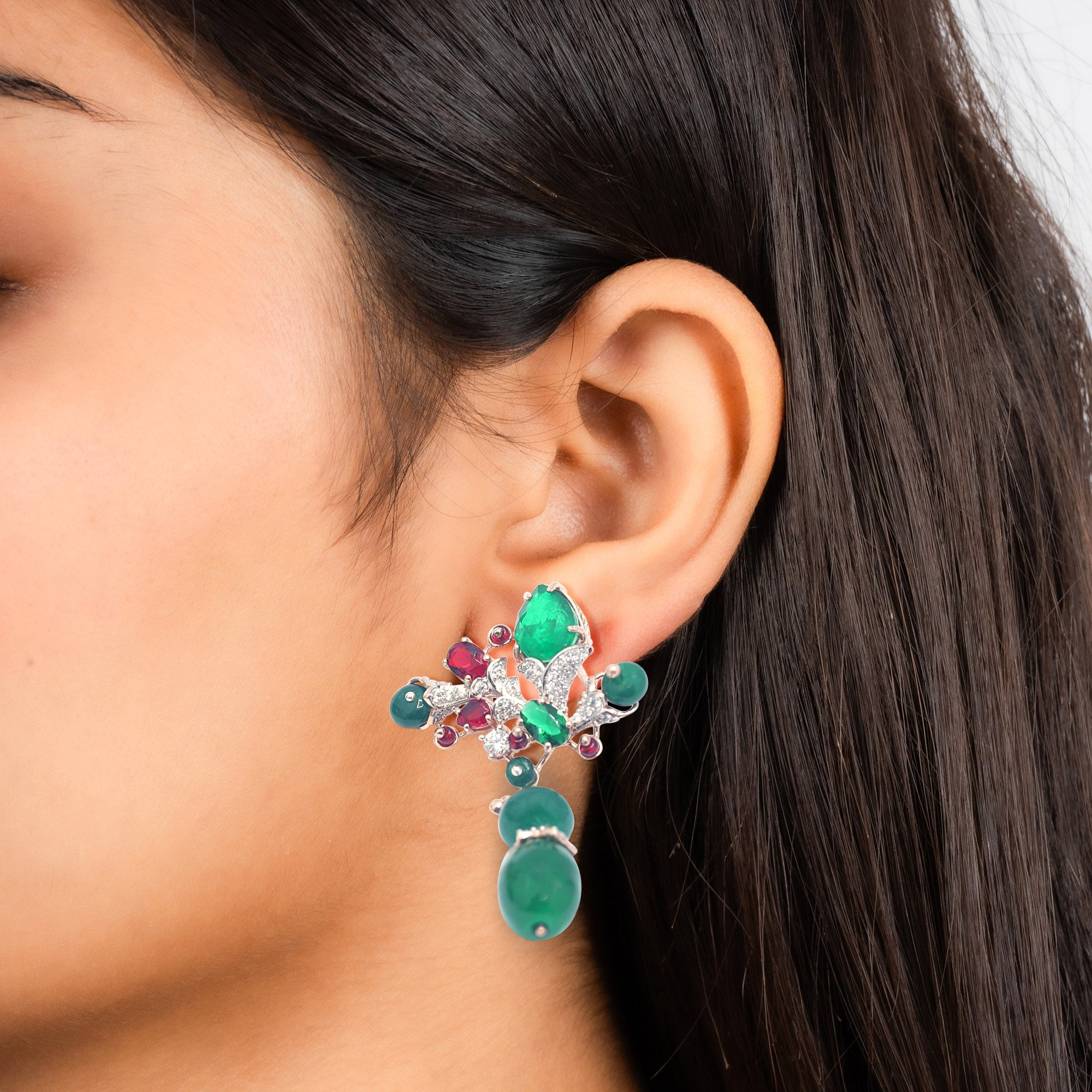 Rani Sita Devi Bloom Drop Earring