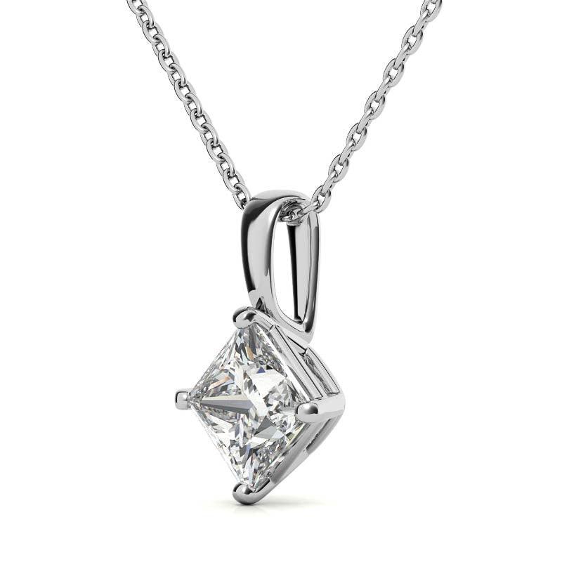 925 Sterling Silver Glamourous Marquise Solitaire Pendant AUS-669 - Auory