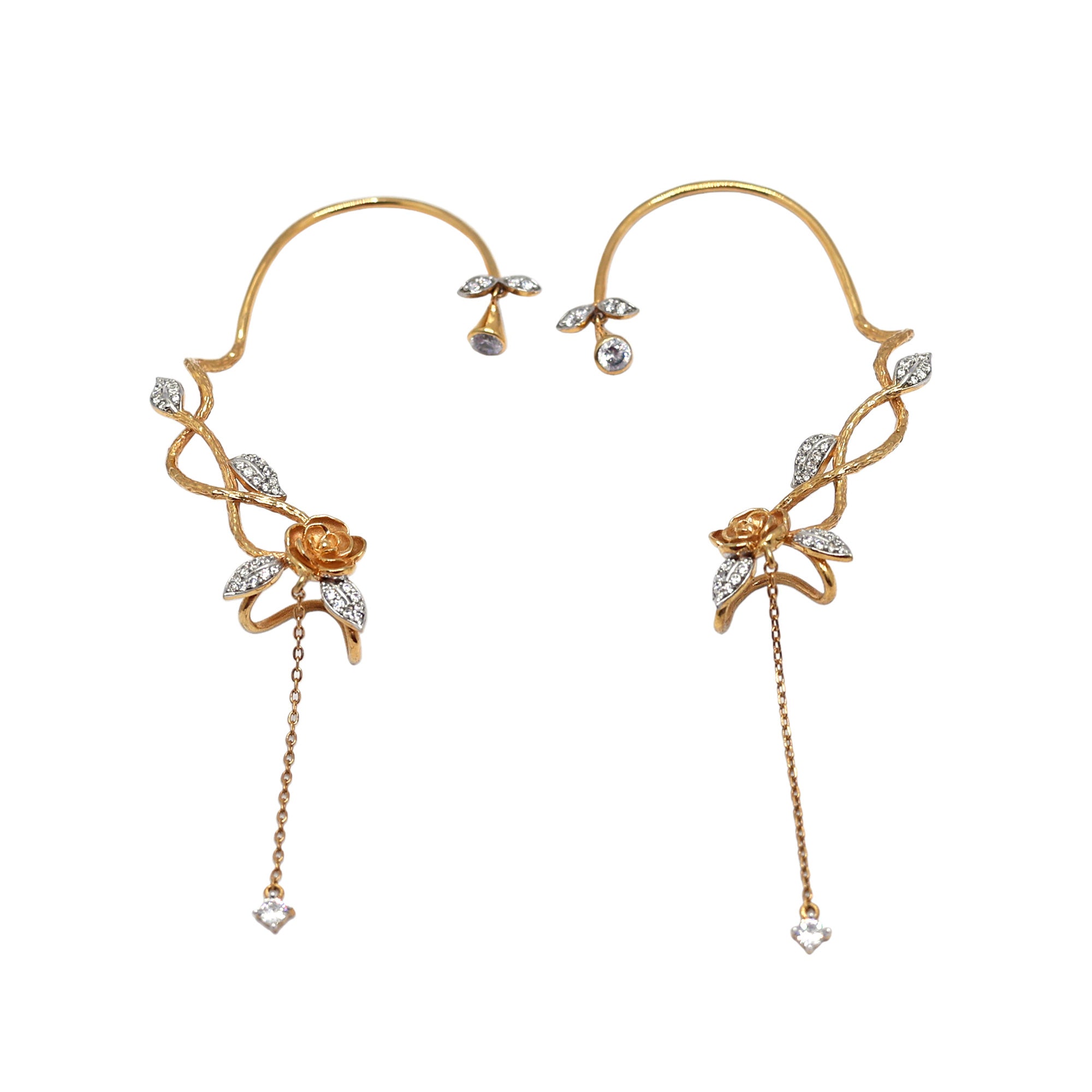 Non Piercing Vine Ear Cuff Earrings