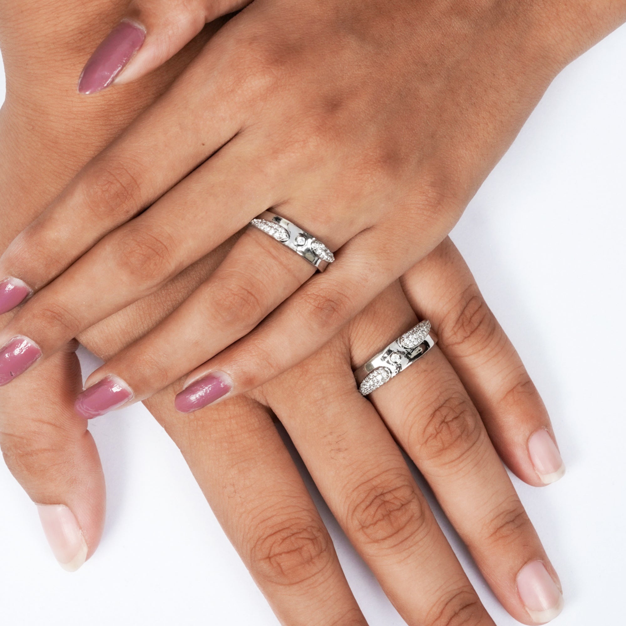 Forever Together Diamond Couple Band