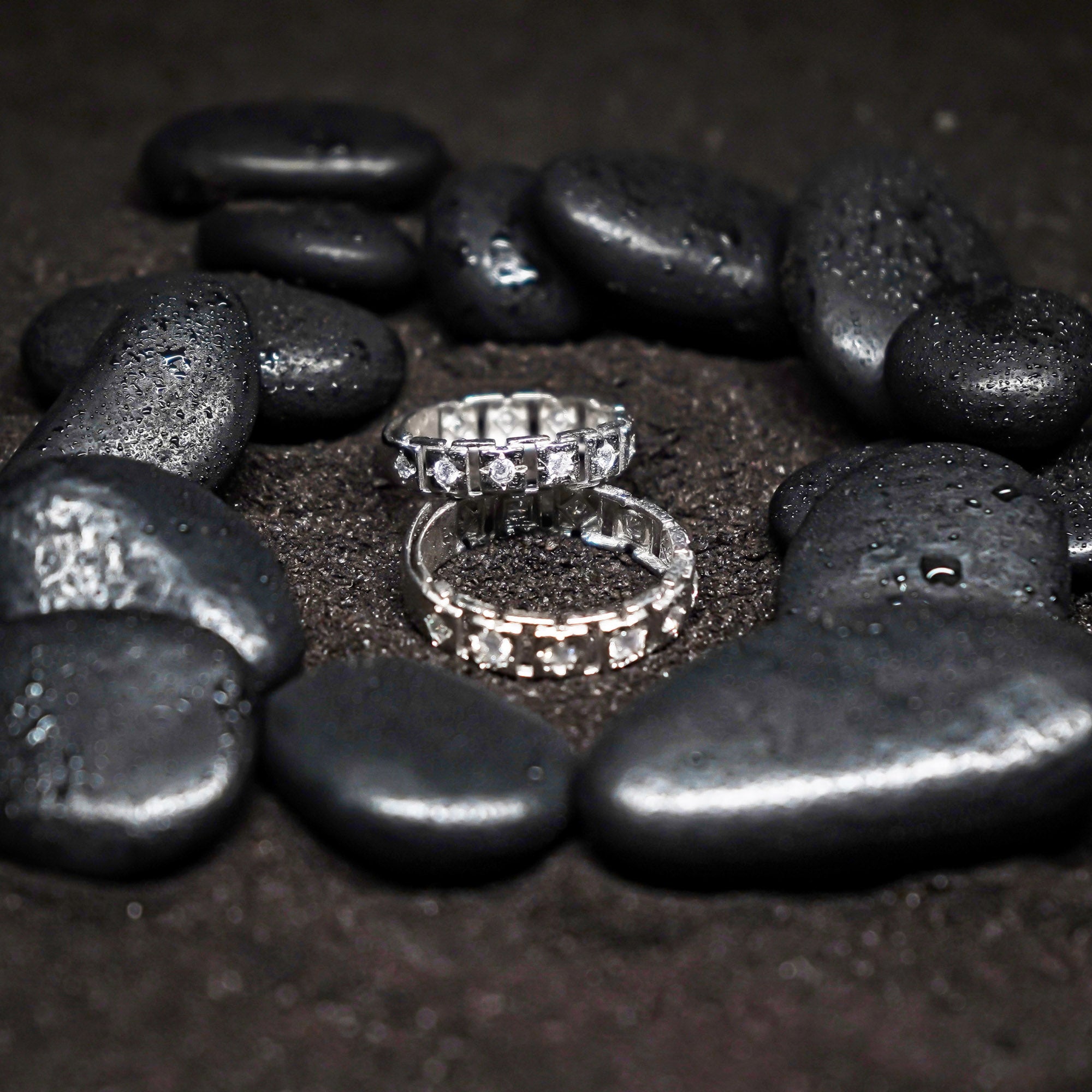Matching Silver Couple Band