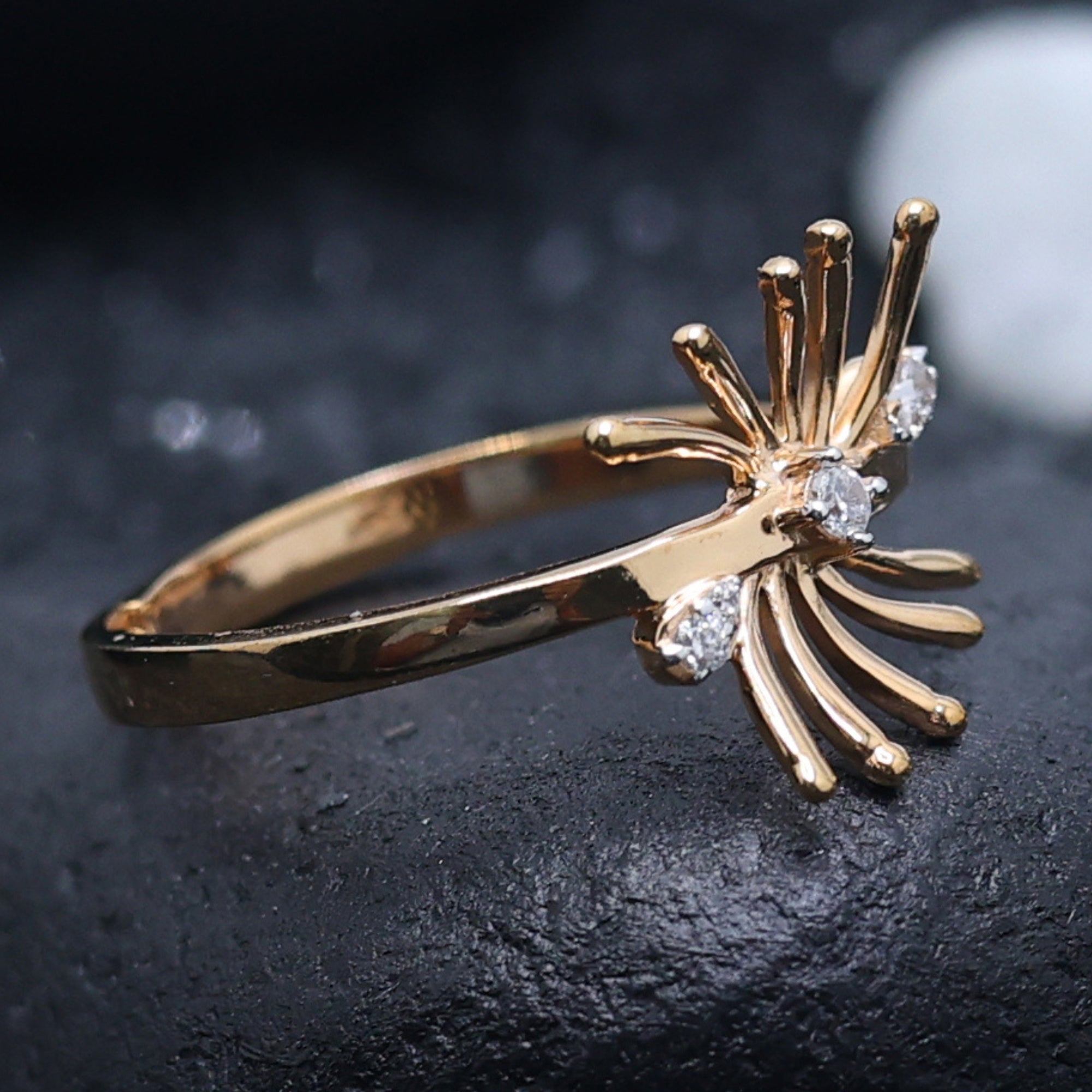 Stylish Burst Design Ring