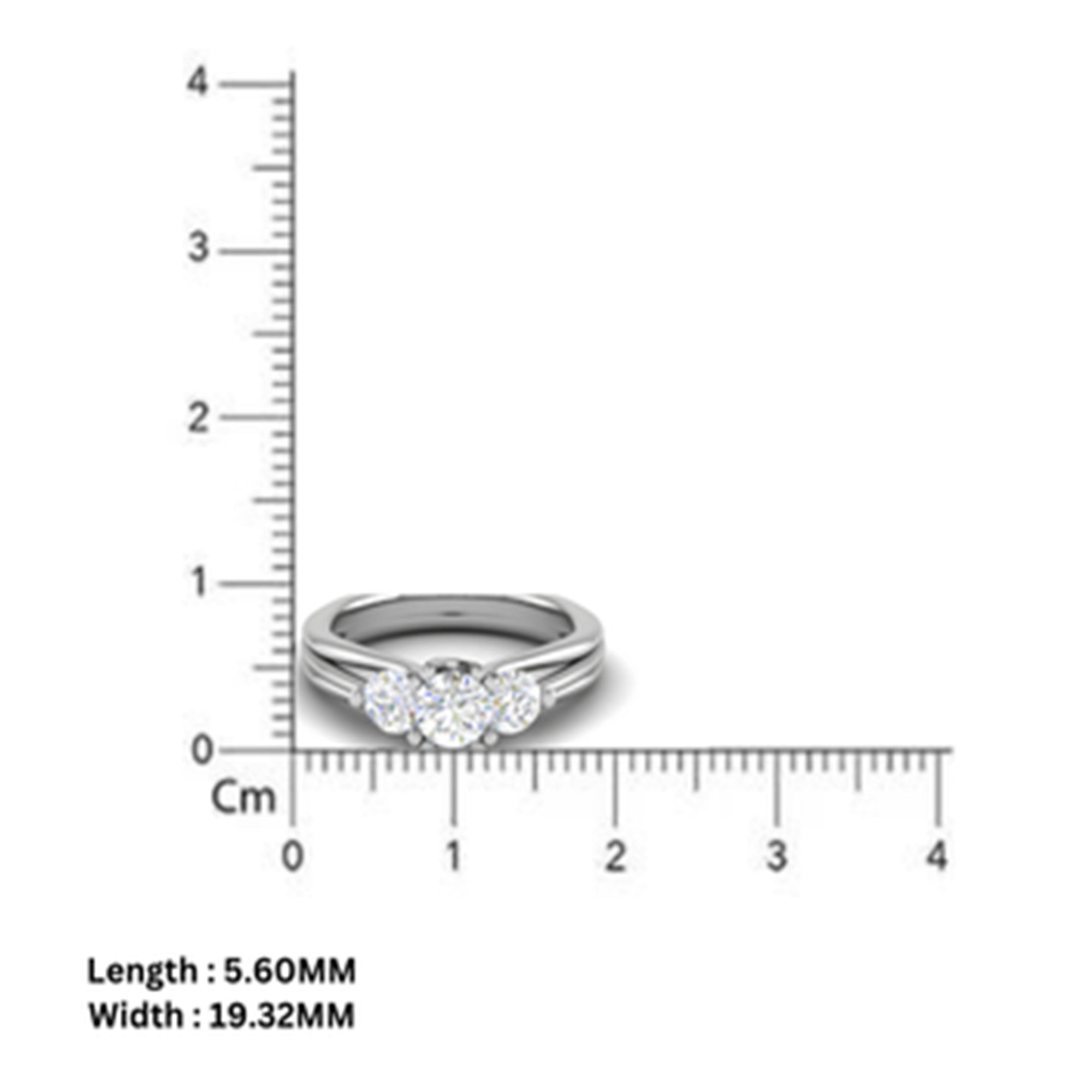 Three Stone Ring for Women