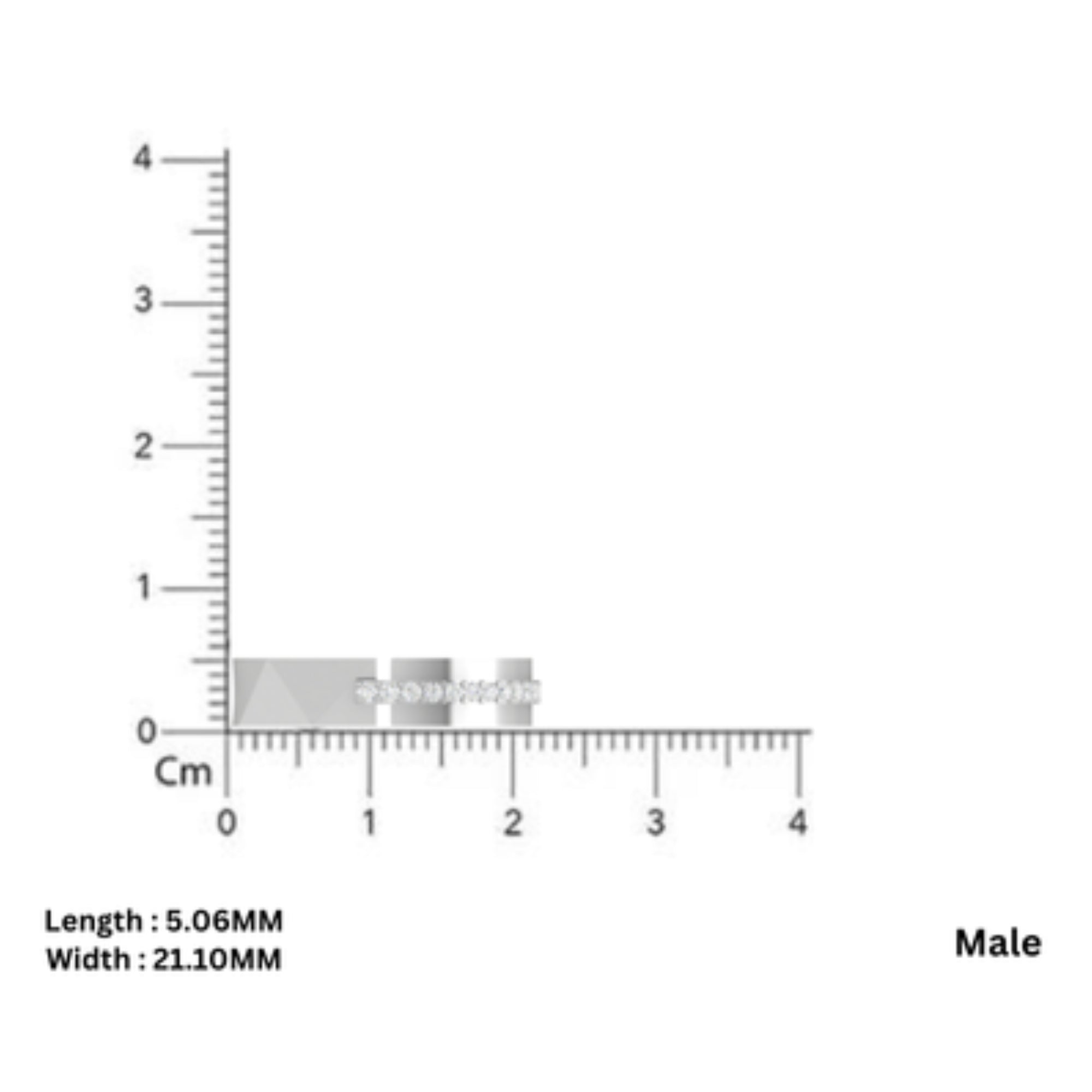 Rose Gold Couple Band Ring Set