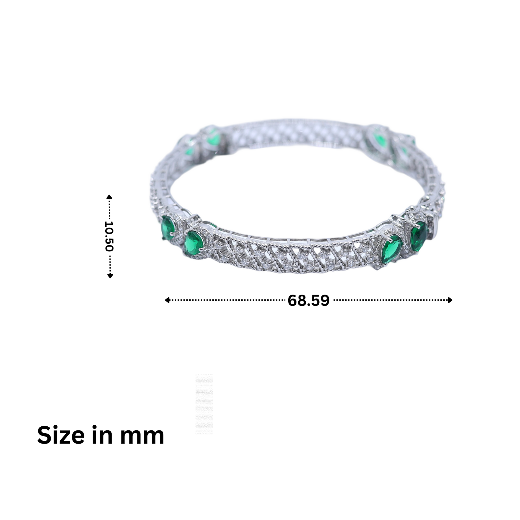 Leaf Paraiba Openable Bracelet