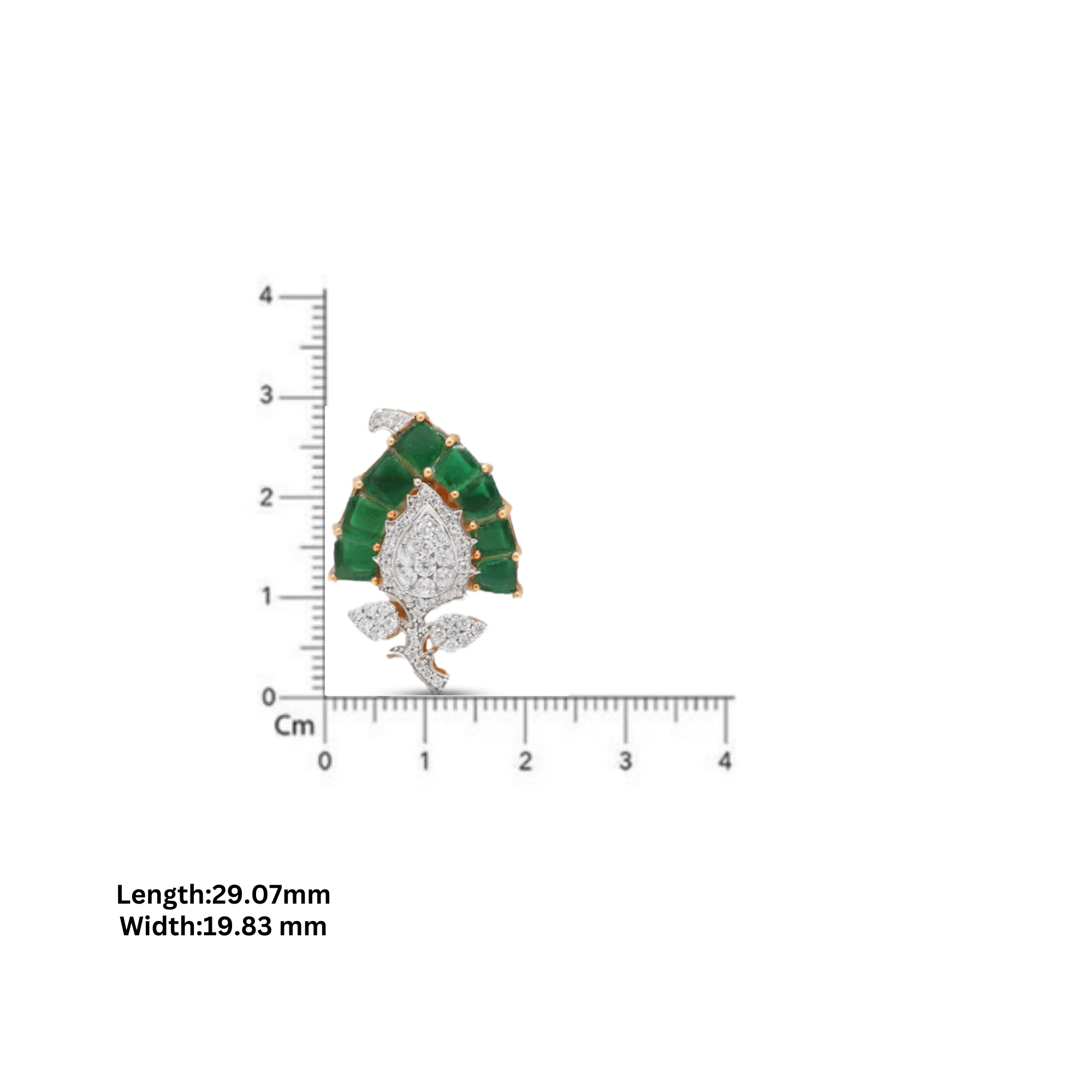 Rani Mangammal Power Stud Drop Earring