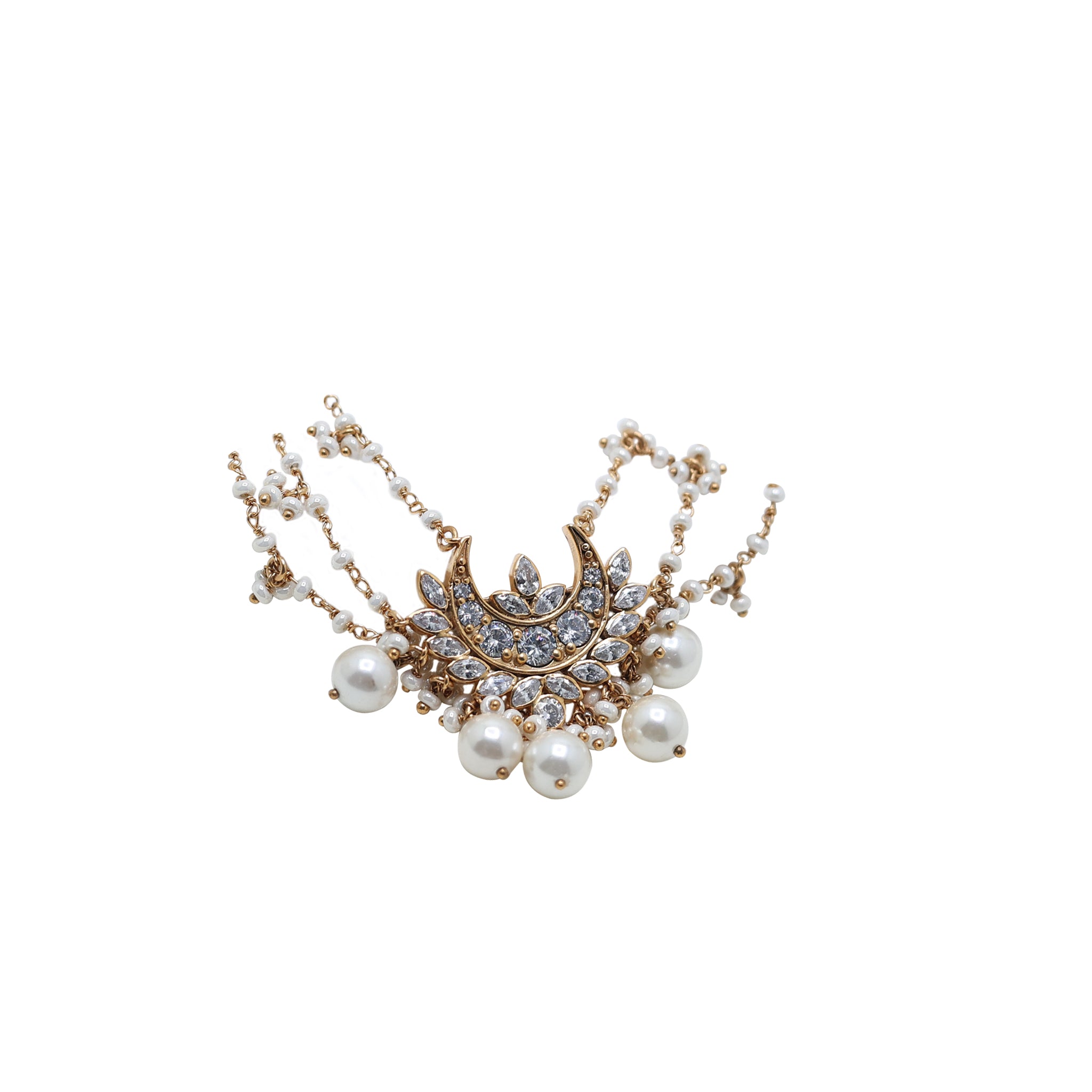 Elegant Pearl and Teardrop Necklace for women