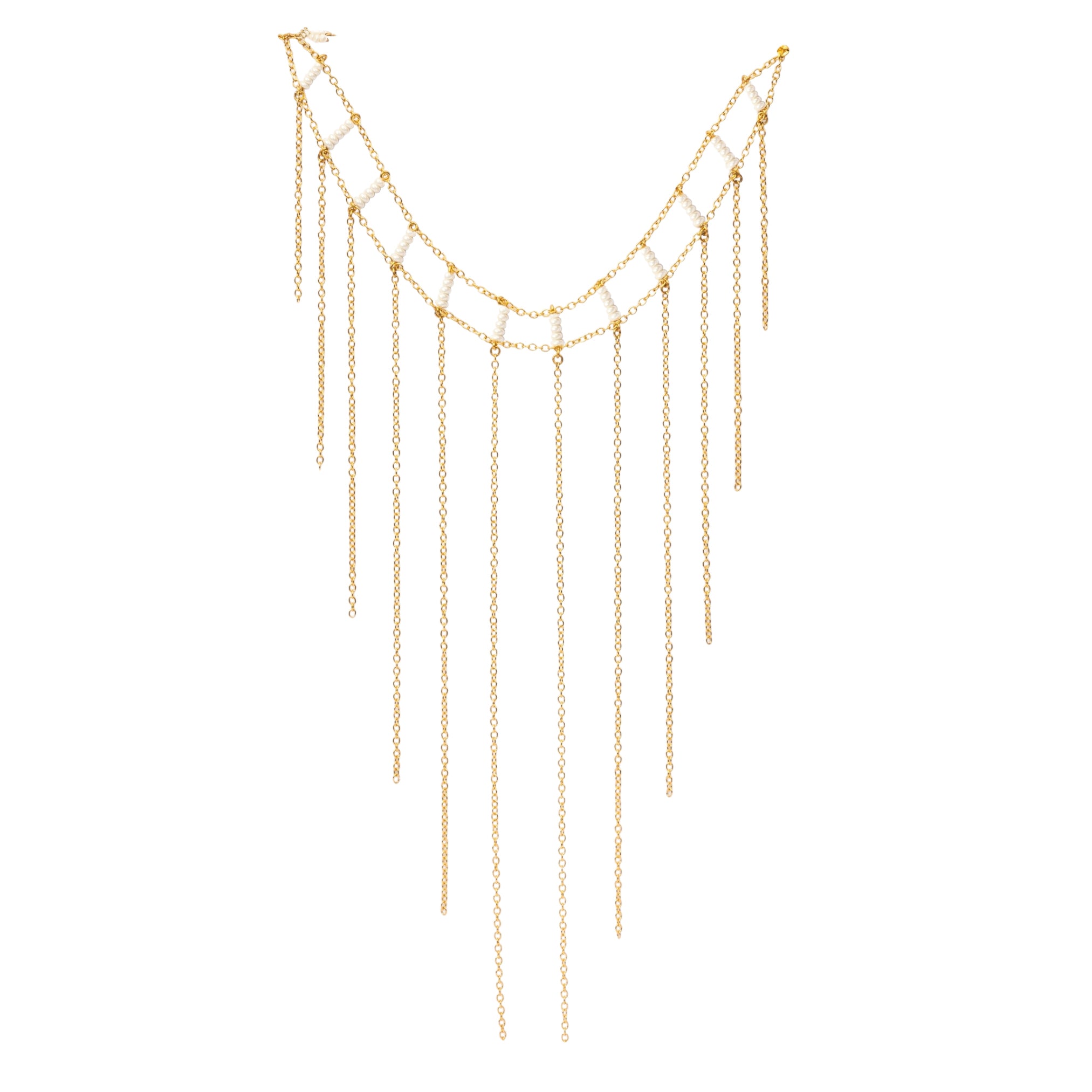 Elegant Waterfall Choker Necklace