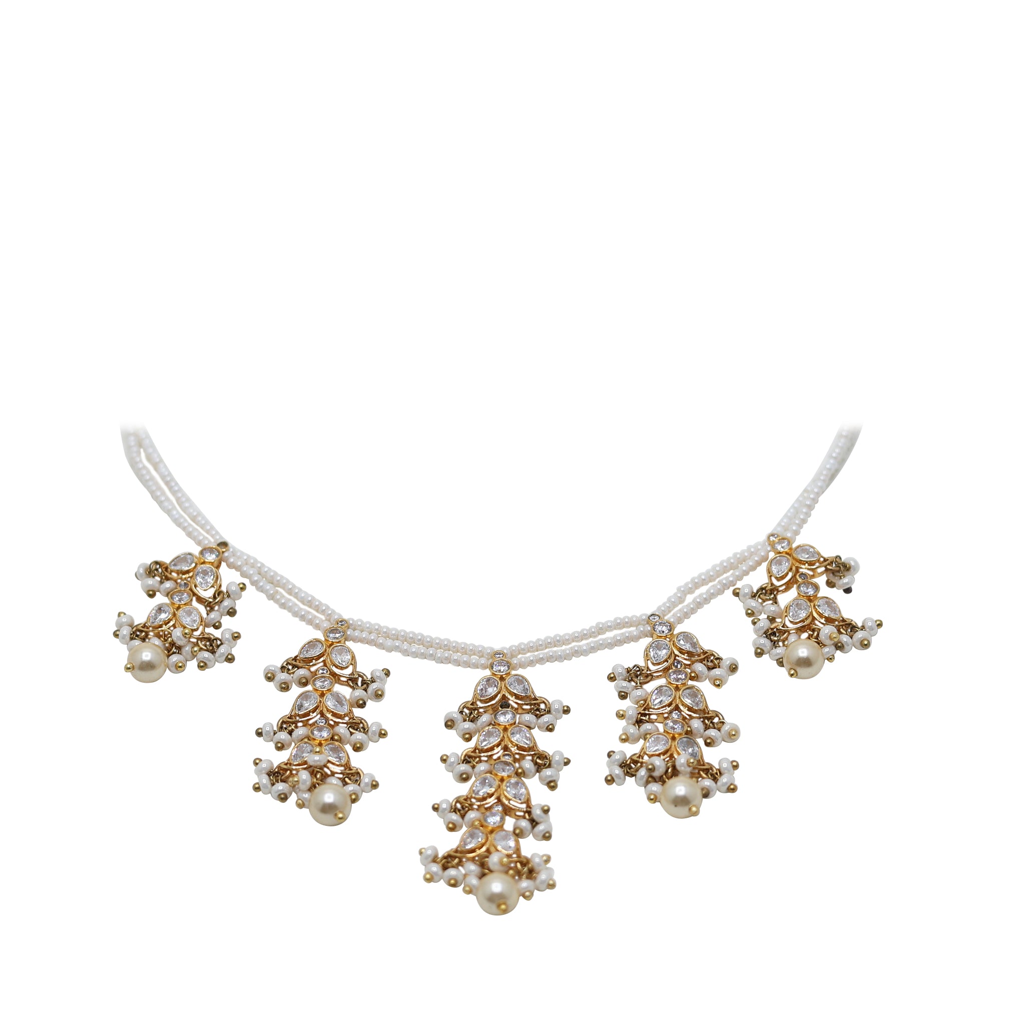 Elegant Kundan Polki Necklace