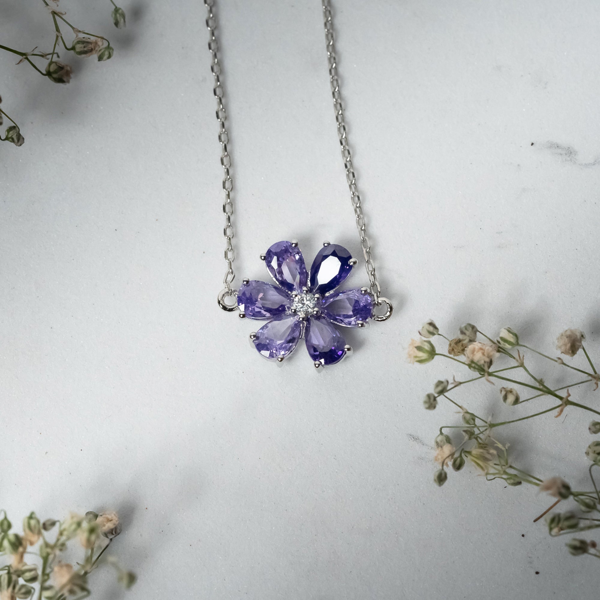 Glamorous Pear Cut Amethyst Bracelet