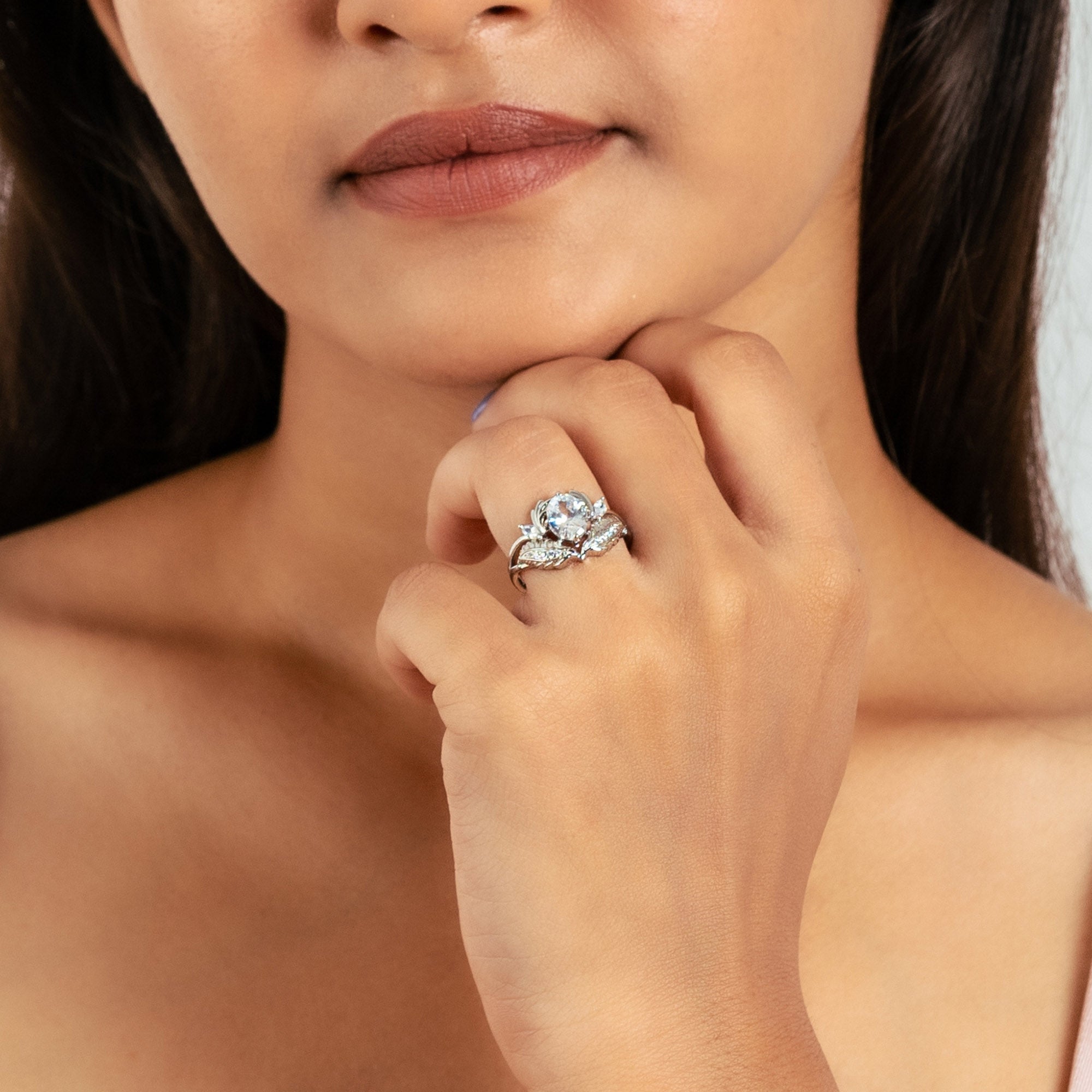 Timeless Oval Cut Sterling Silver Ring