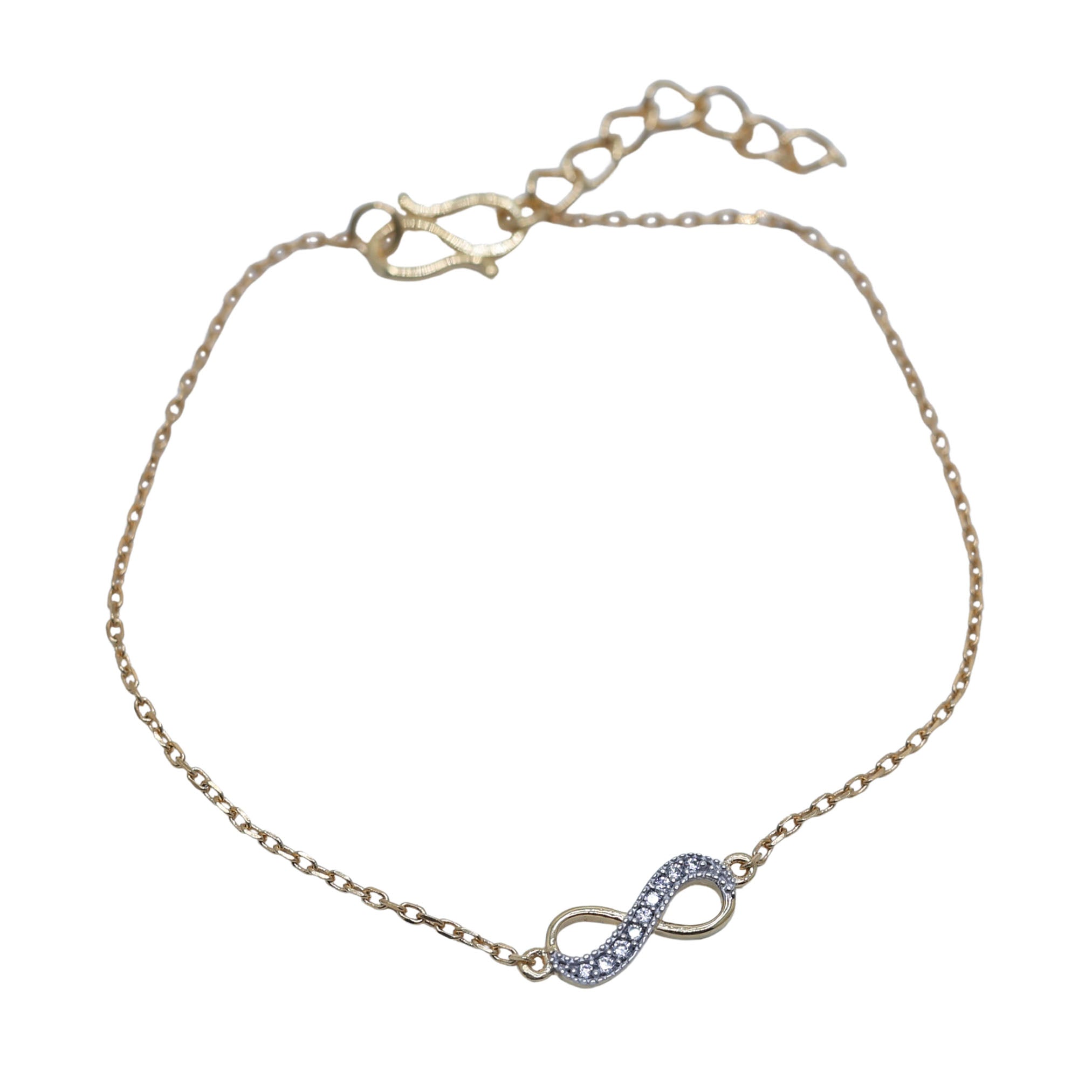 Elegant Infinity Milgrain Bracelet