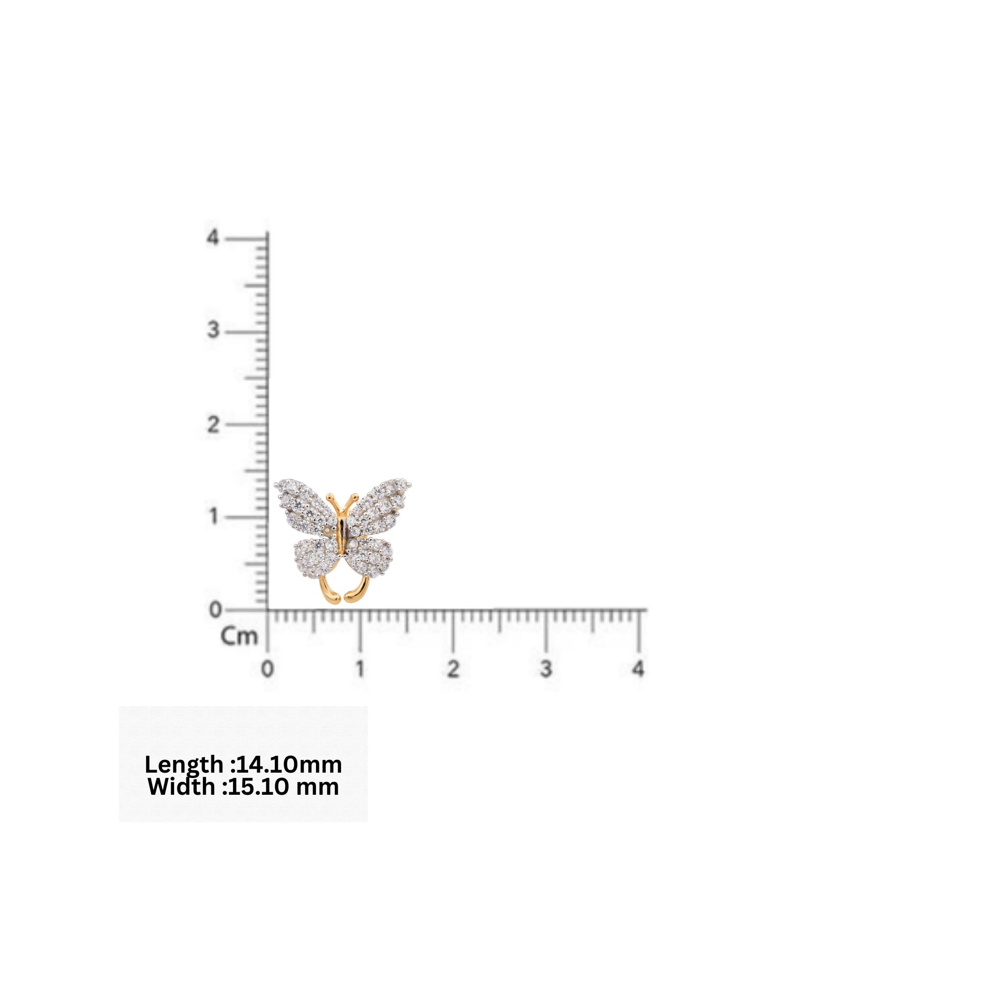 Elegant Butterfly Stud Earrings