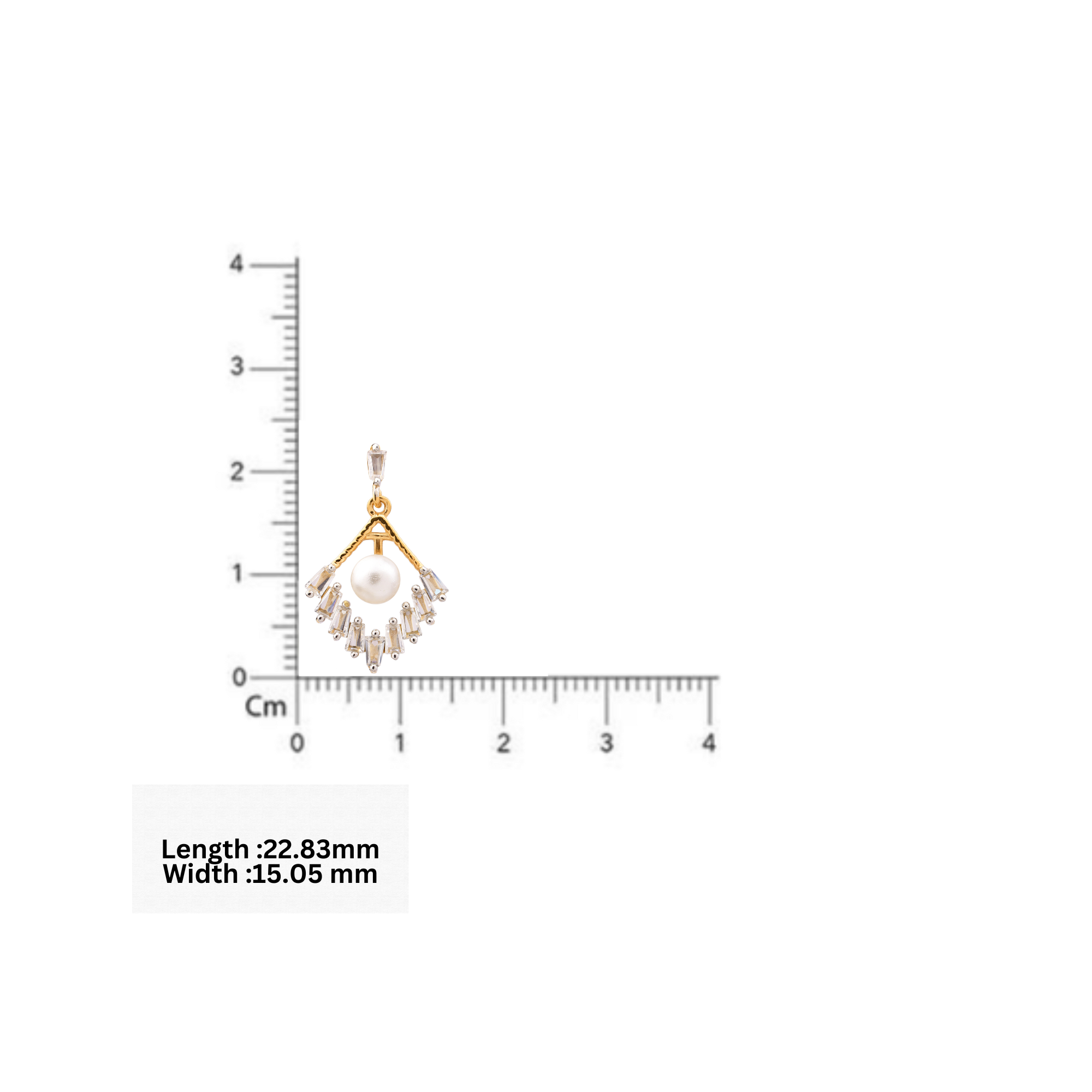 Gold Plated Sterling Drop Earrings