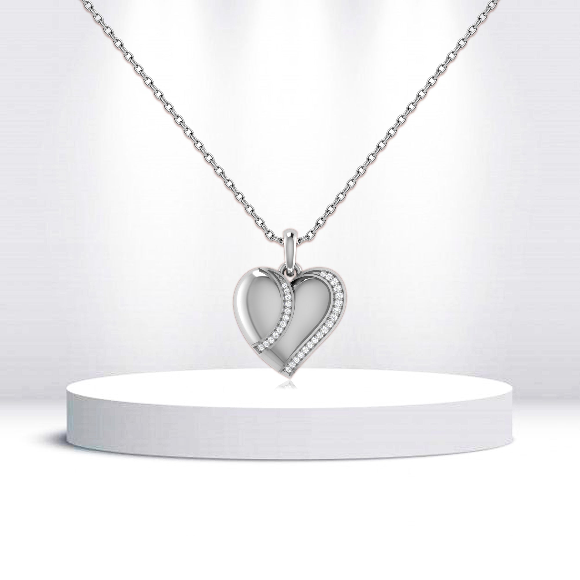 Diamond Heart Pendant