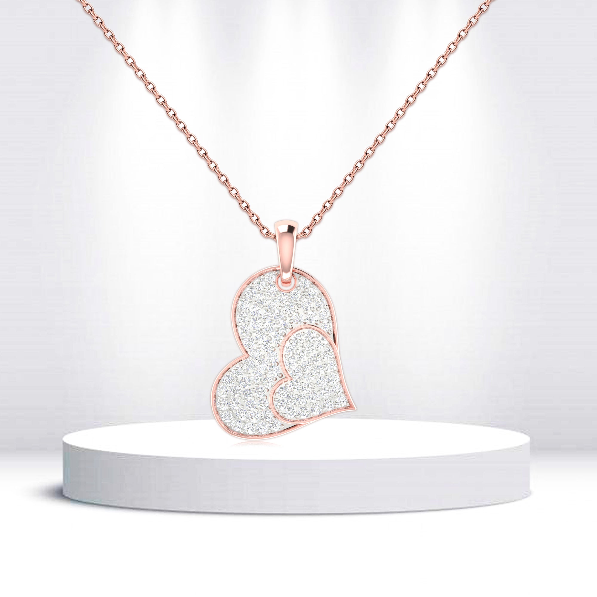 Embrace Dual Heart Pendant