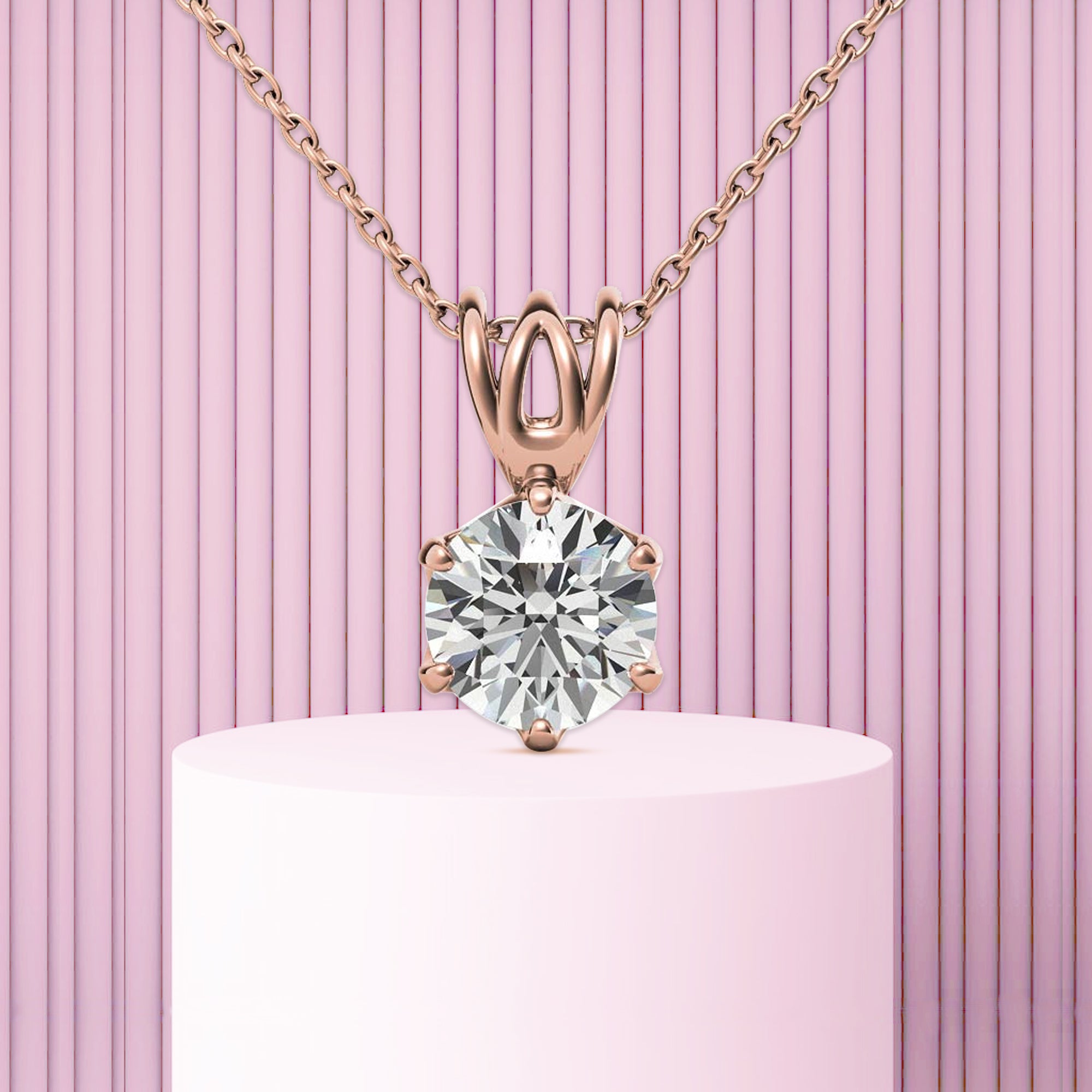 Rose Gold Plated Everyday Luxury Pendant