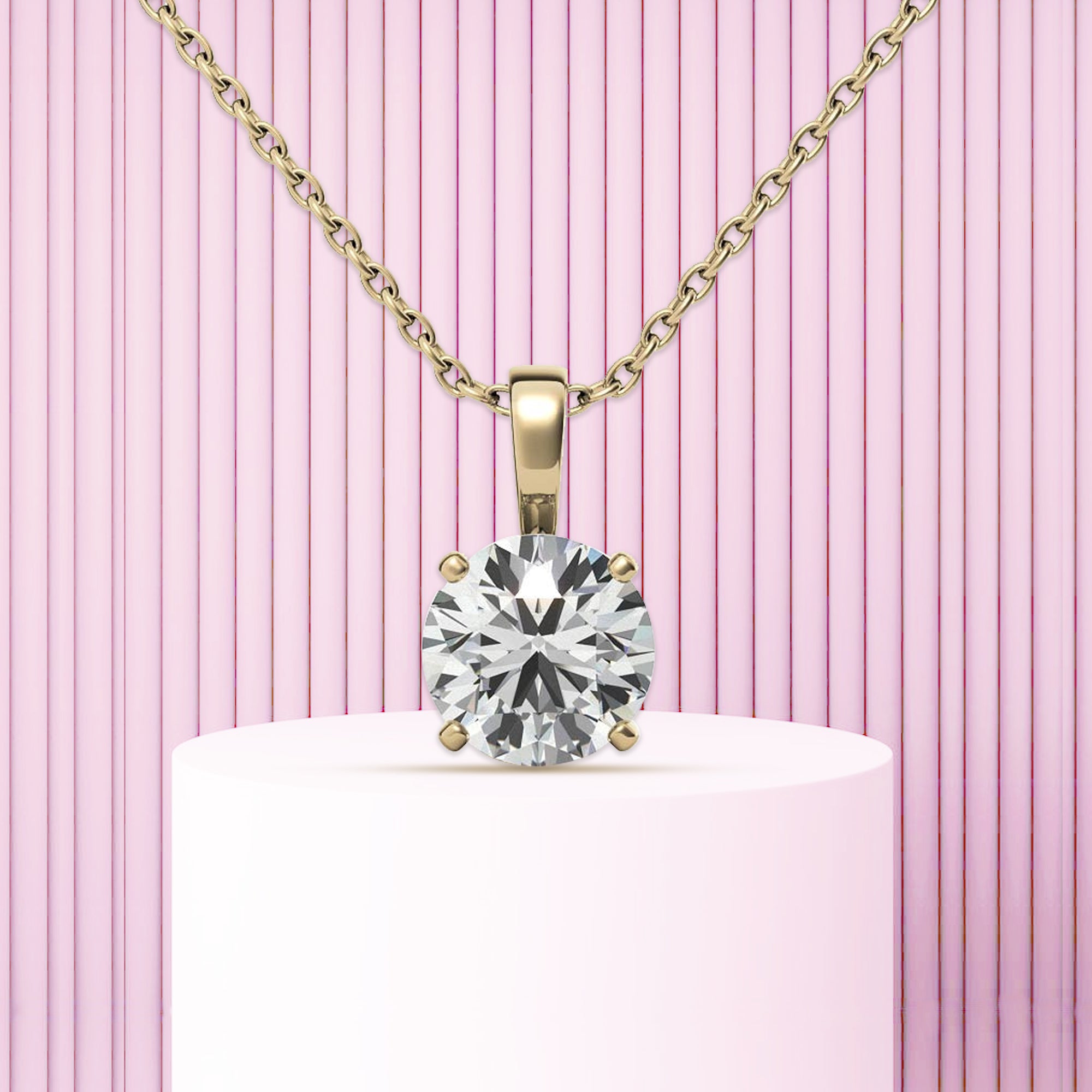 Luxury Yellow Gold Plated Pendant