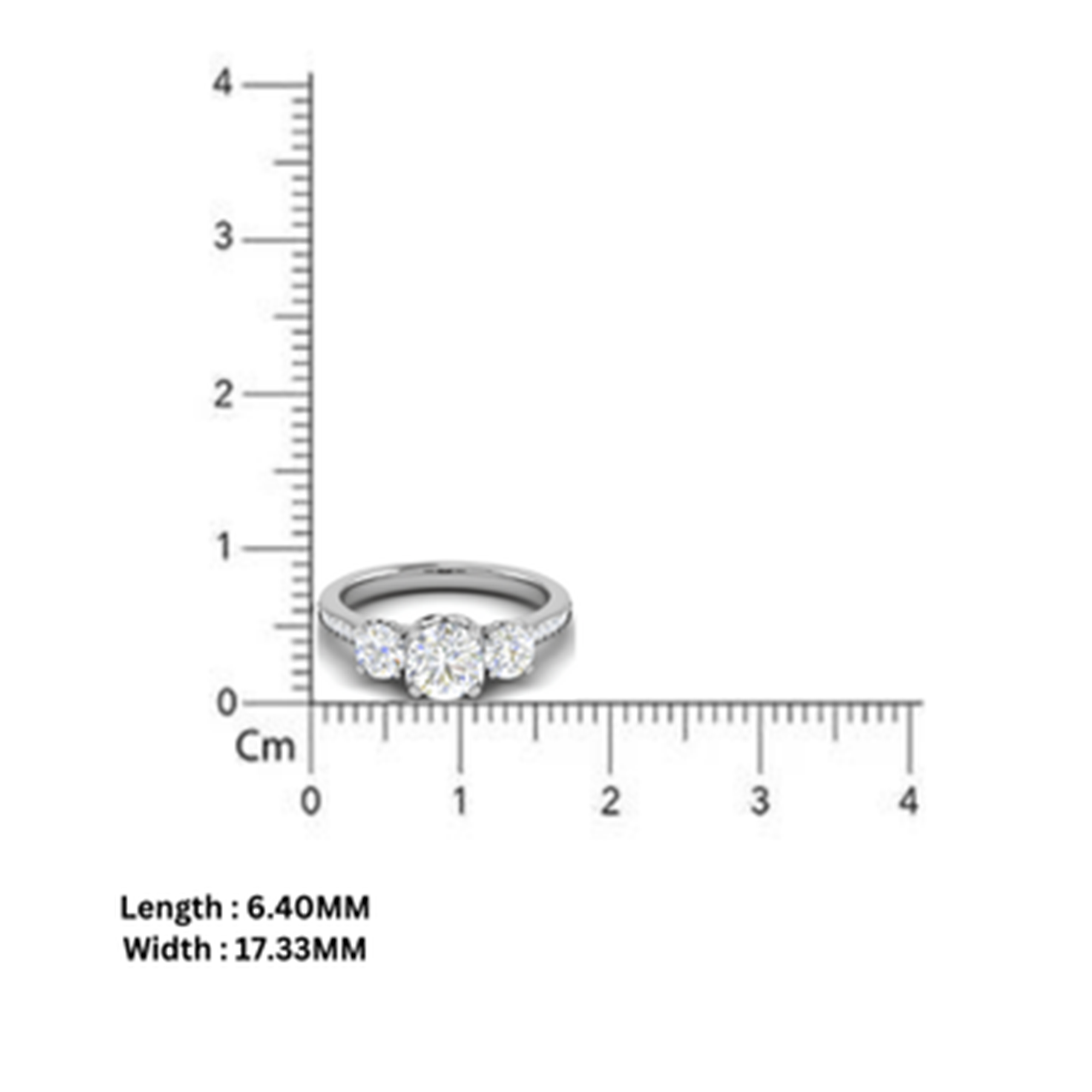 Three Stone Engagement Ring
