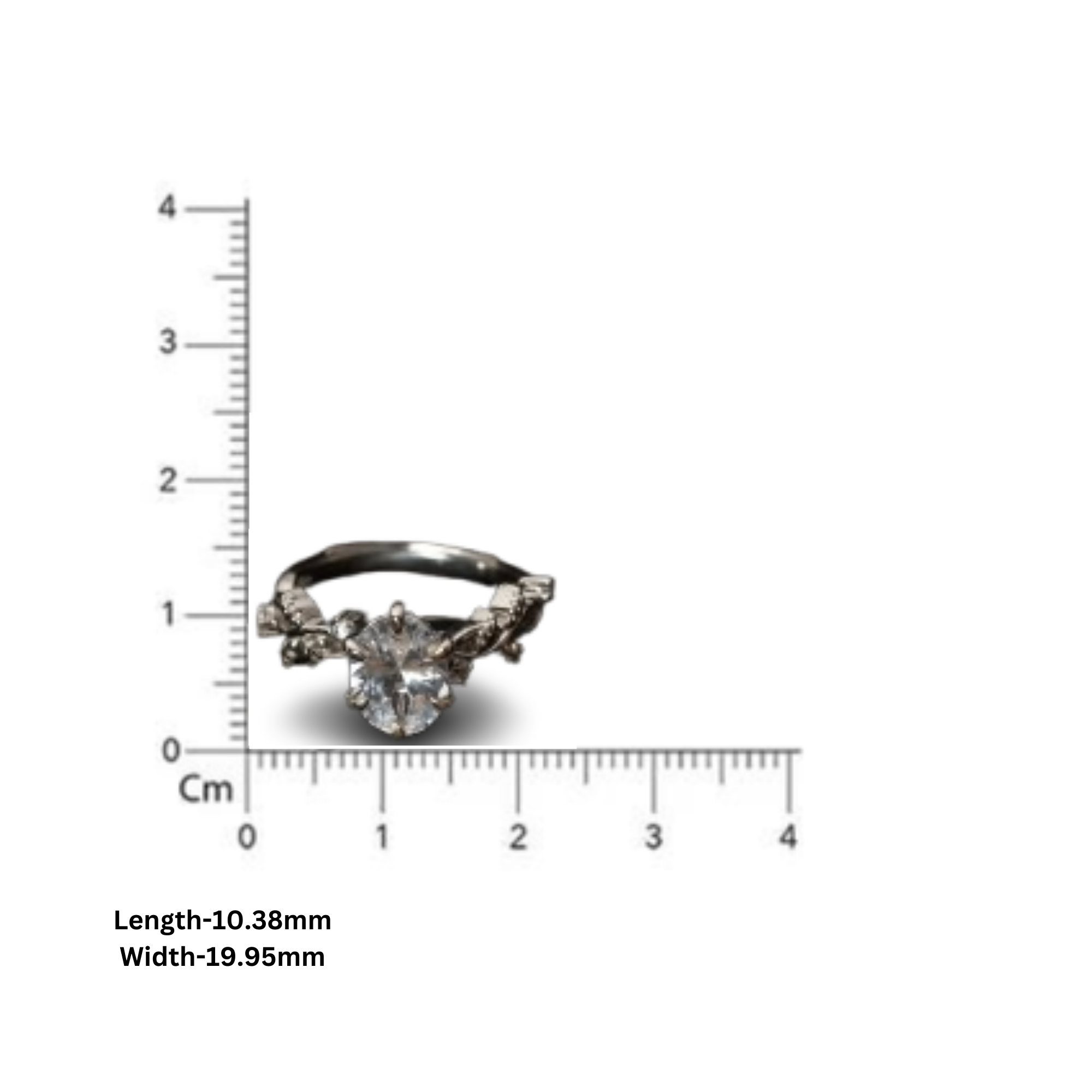 Leafy Elegance Silver Ring