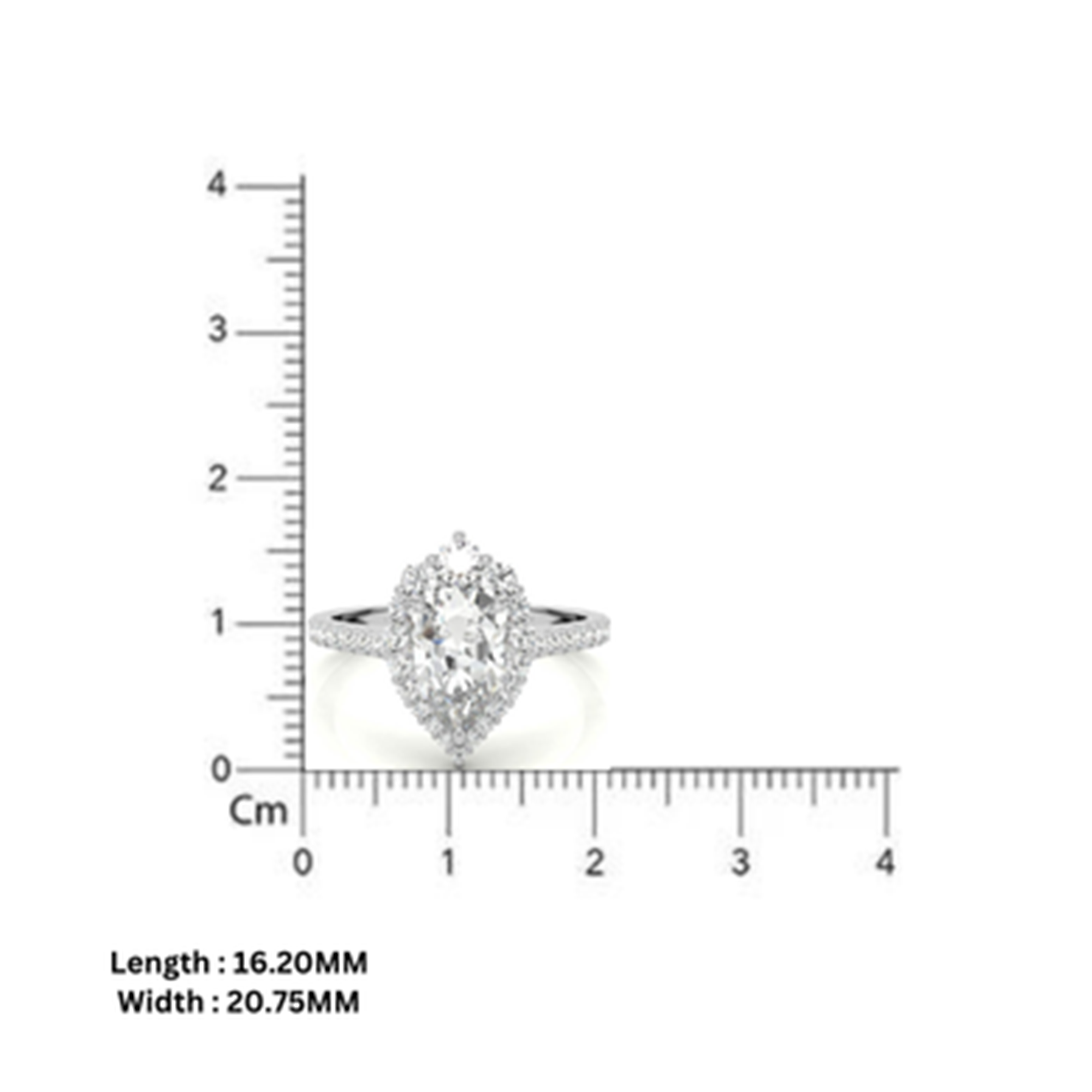 Silver Garden Glow Ring