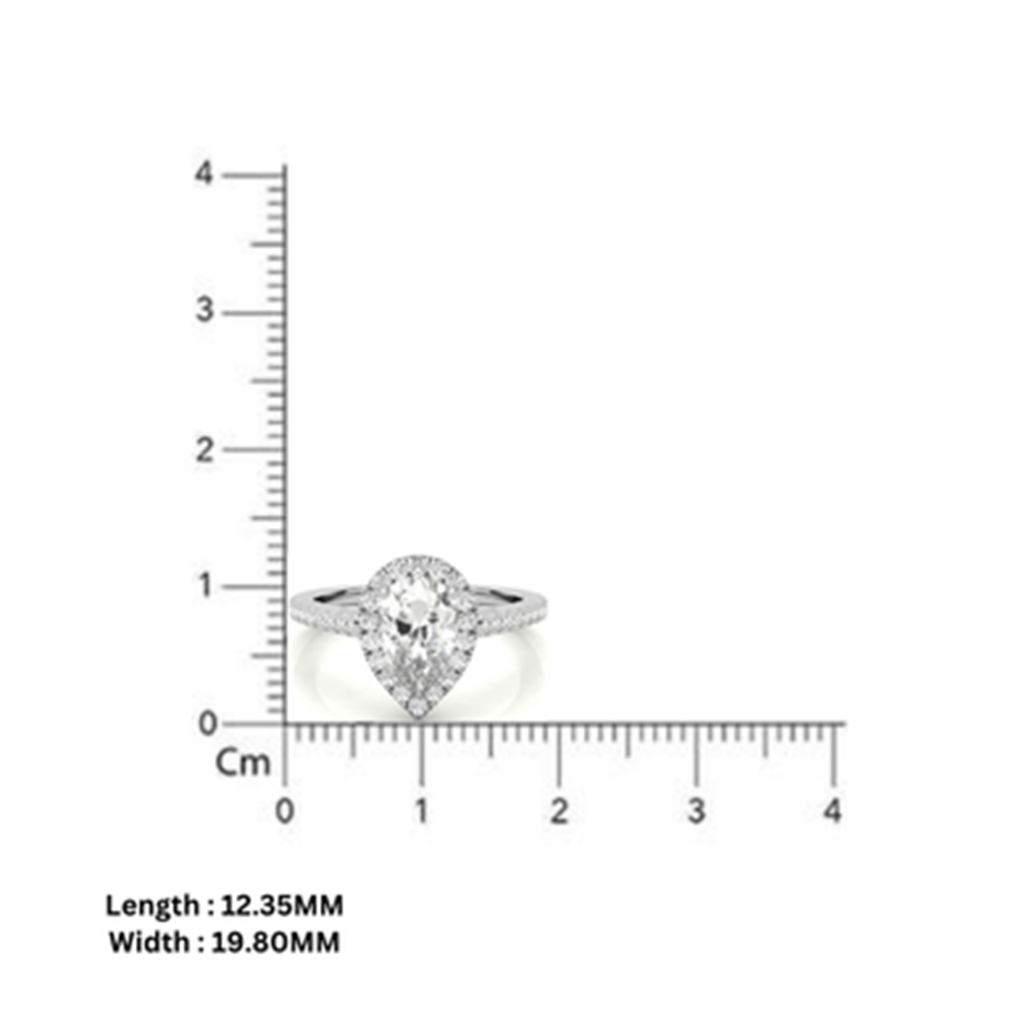 Silver Beloved Spark Ring