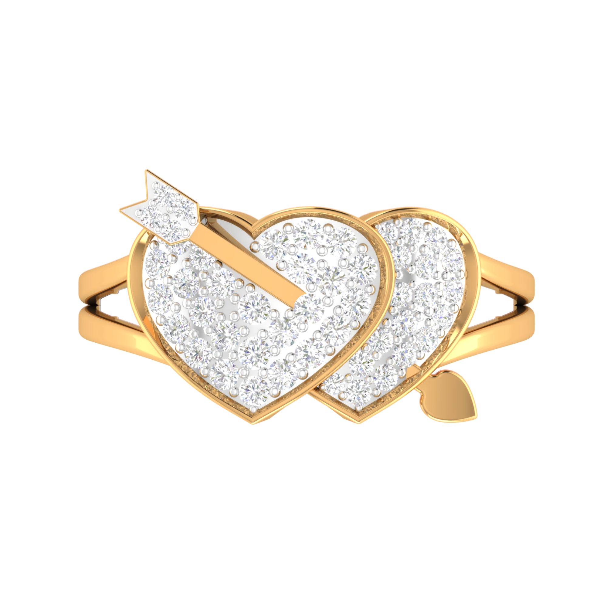 Lunara Heart and Arrow Ring