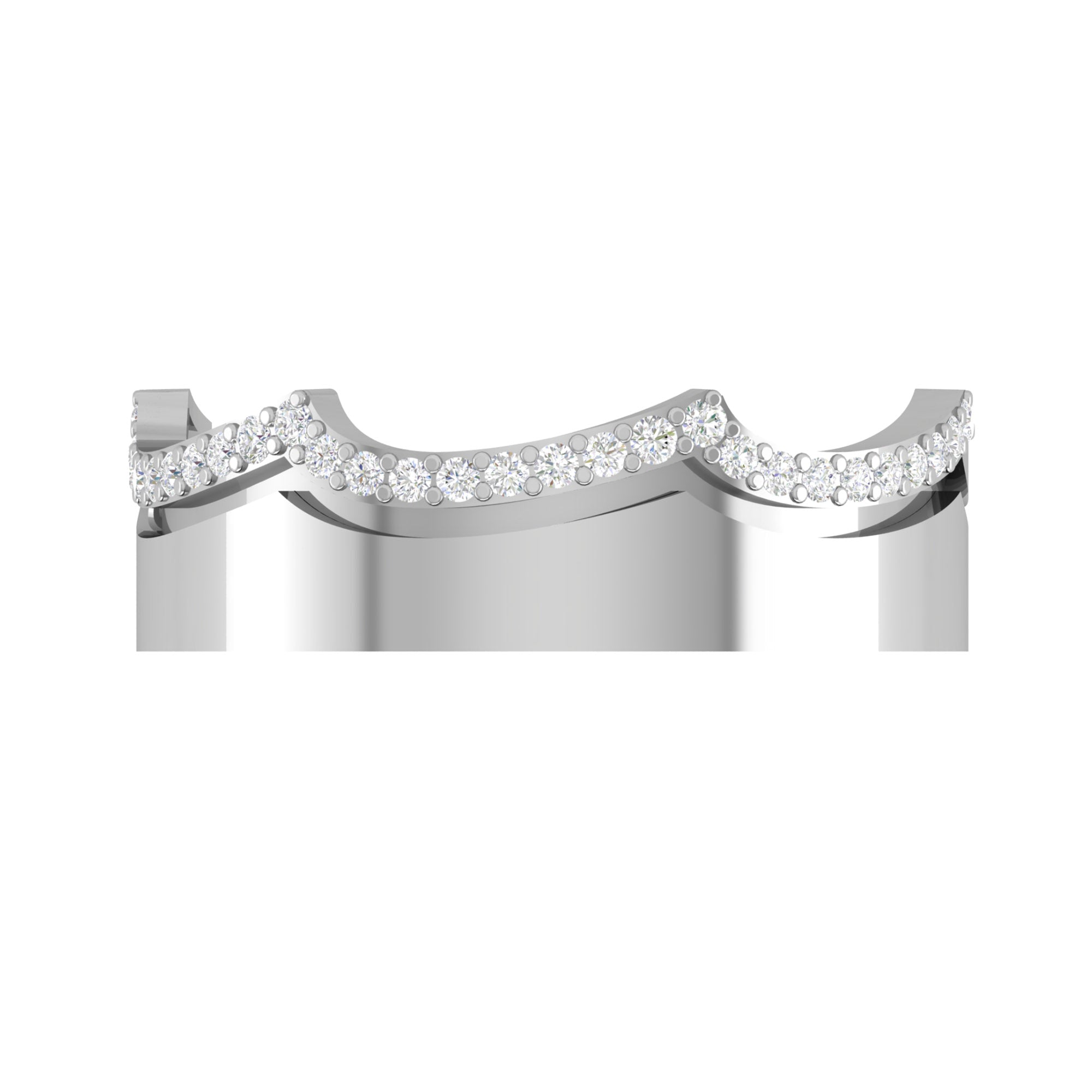 King Queen Couple Rings in Sterling Silver
