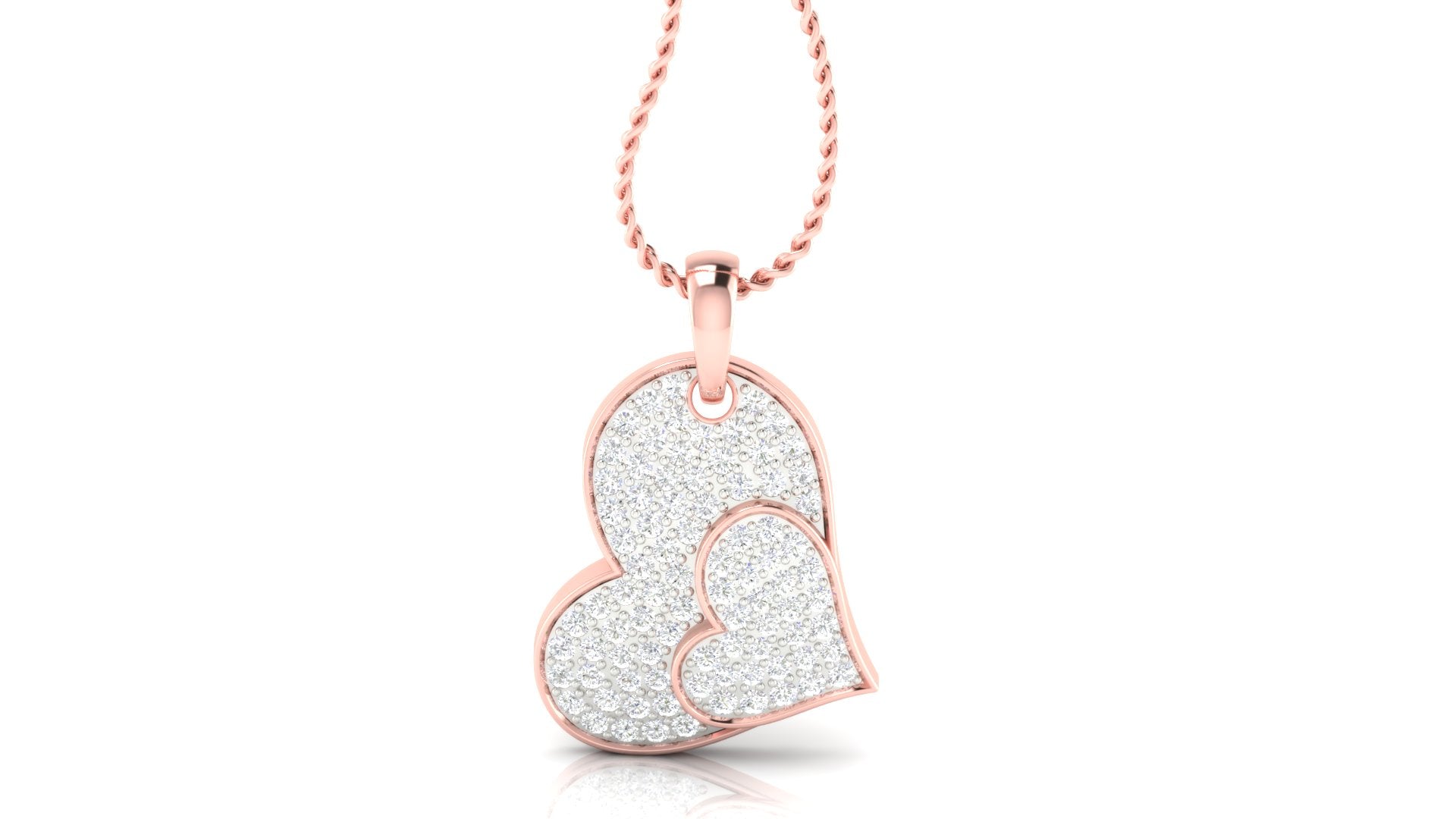 Embrace Dual Heart Pendant